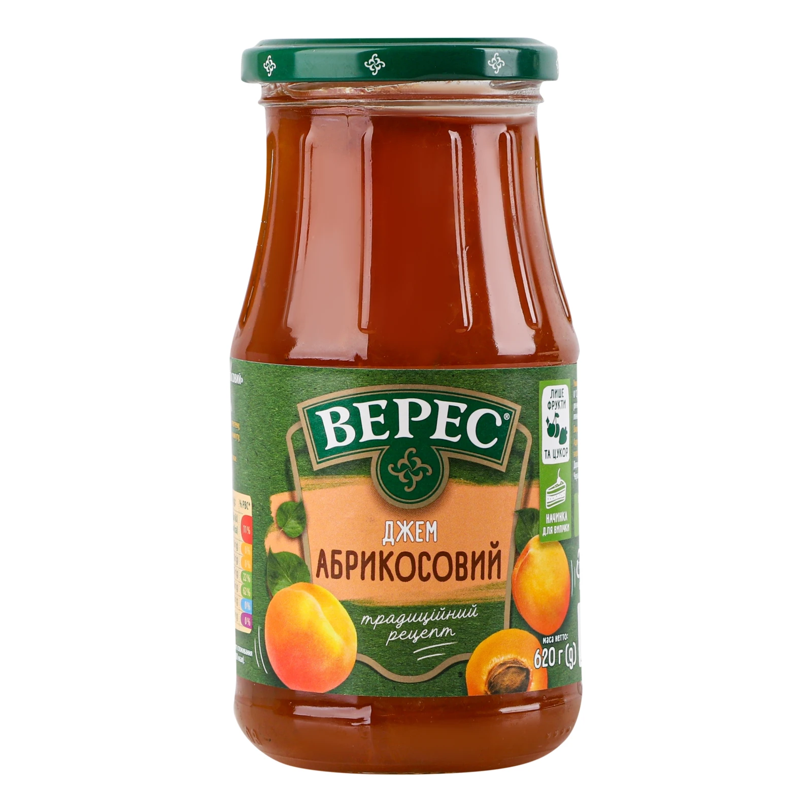 Джем Верес абрикосовий 620г Фото №:1