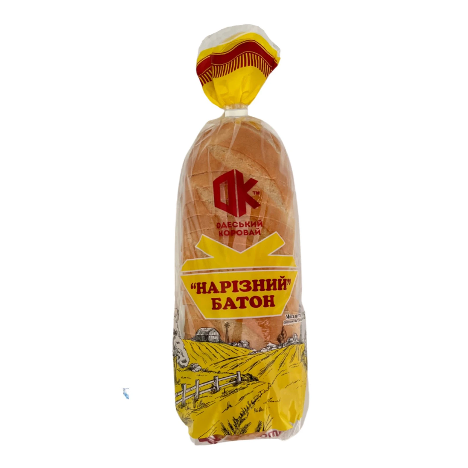 Батон Одеський хлібозавод №4 Нарізний 450г Фото №:1