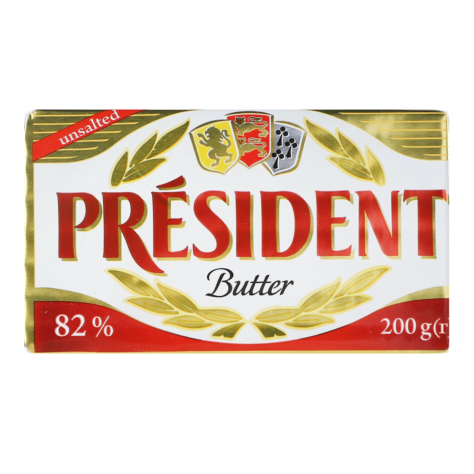 Масло кисловершкове President несолоне 82% 200г Фото №:1