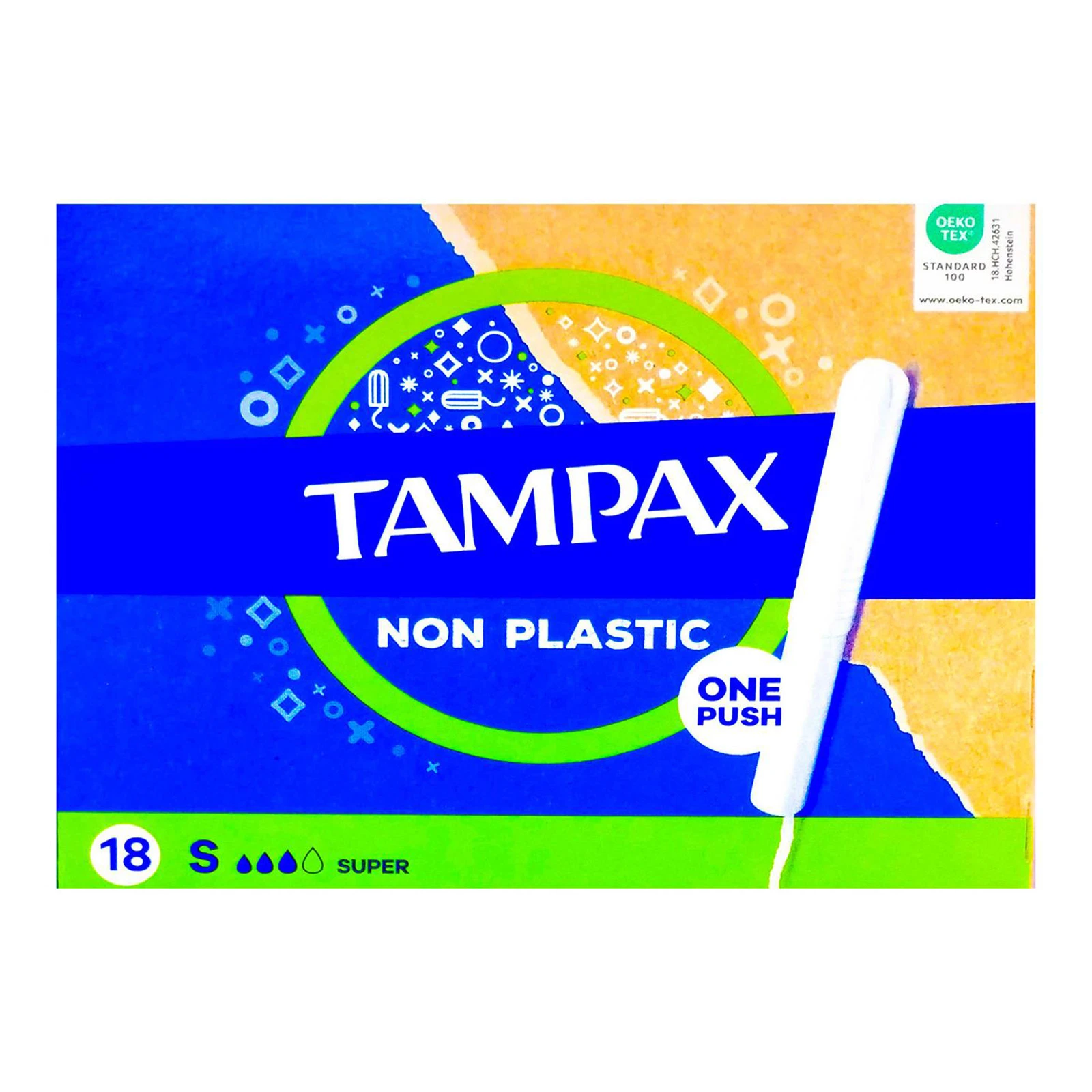 Тампони Tampax Super гігієнічні з аплікатором 18шт/уп