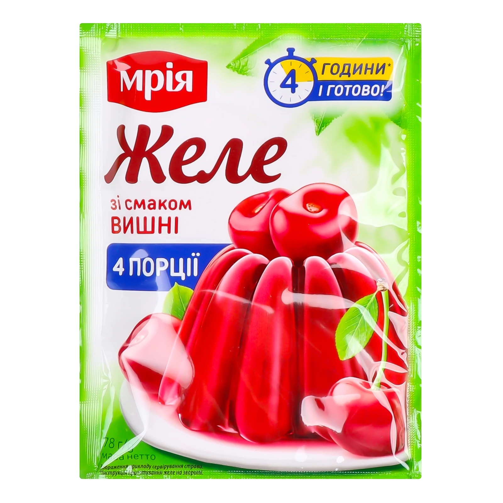 Желе Мрія зі смаком вишня 78г Фото №:1