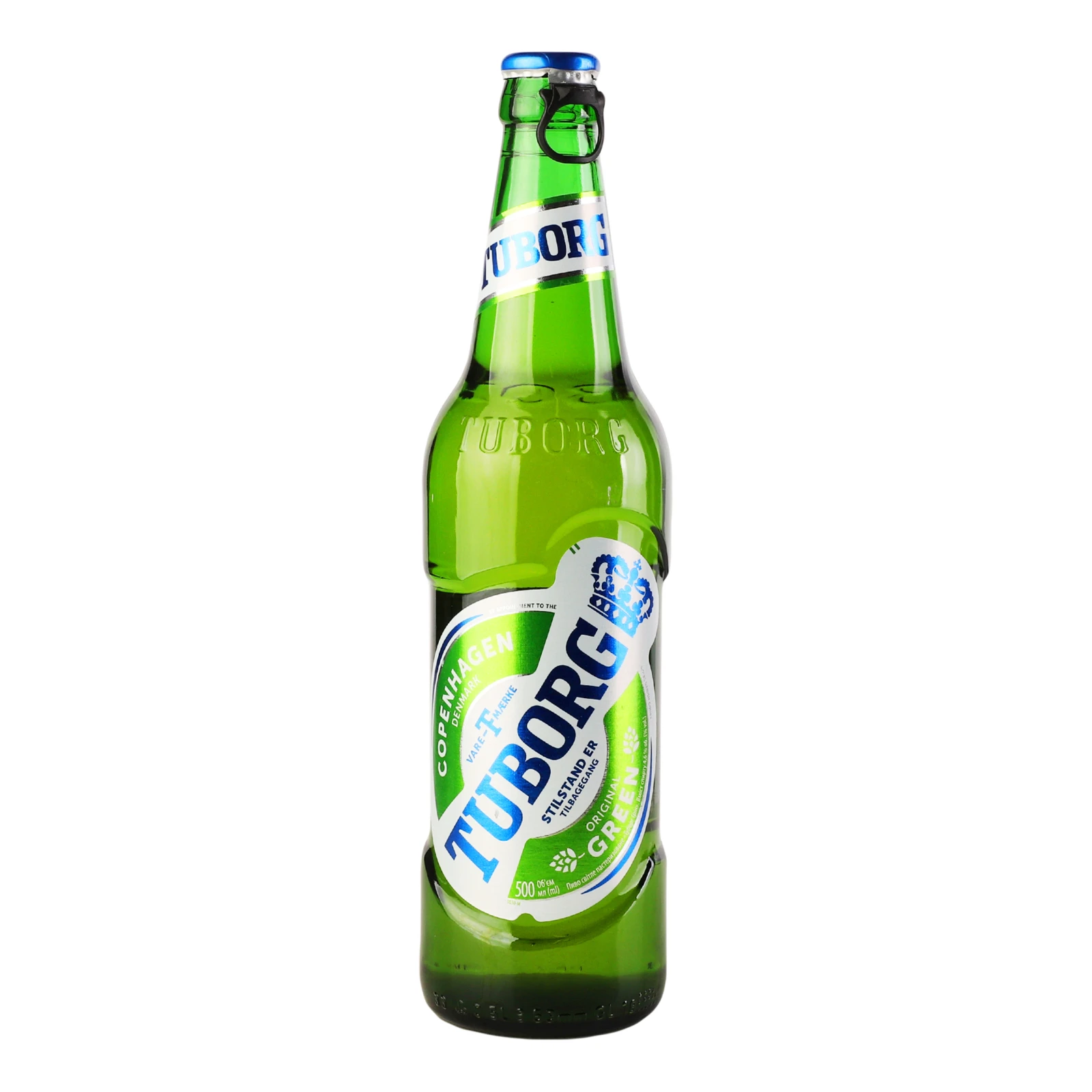 Пиво Tuborg Green світле пастеризоване 4.6% 0.5л