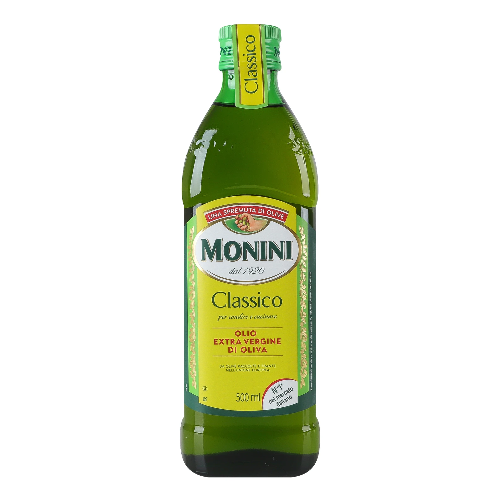 Олія оливкова Monini Classico першого холодного віджиму 500мл Фото навігації №:1