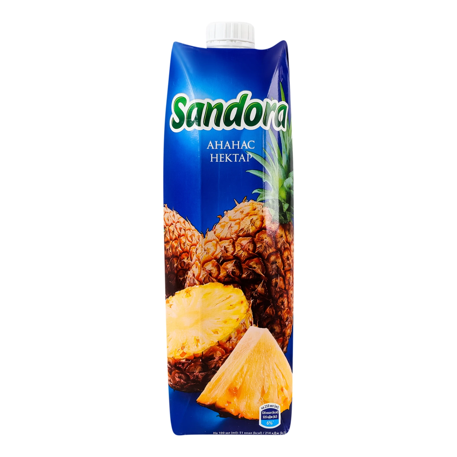 Нектар Sandora неосвітлений пастеризований Ананасовий 950мл