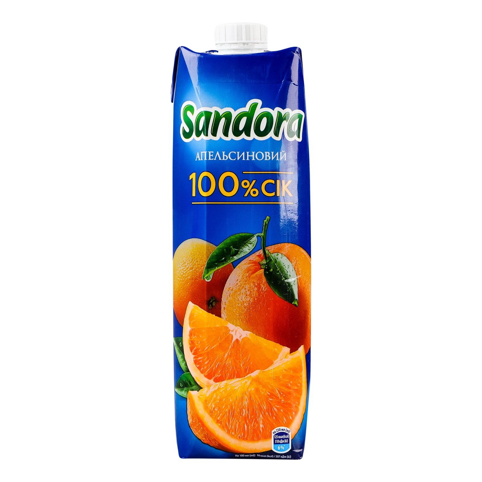 Сік Sandora відновлений неосвітлений Апельсиновий 950мл Фото №:1