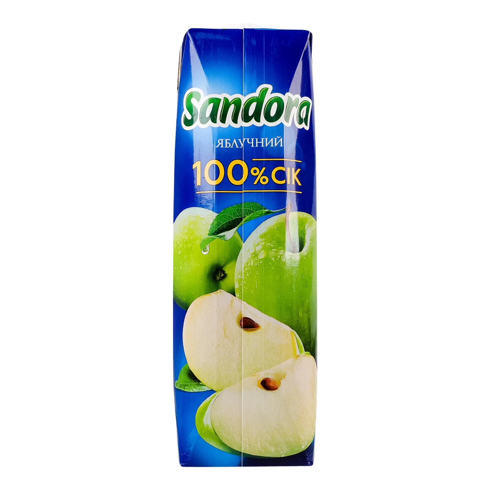 Сік Sandora відновлений освітлений пастеризований яблучний 950мл Фото №:2