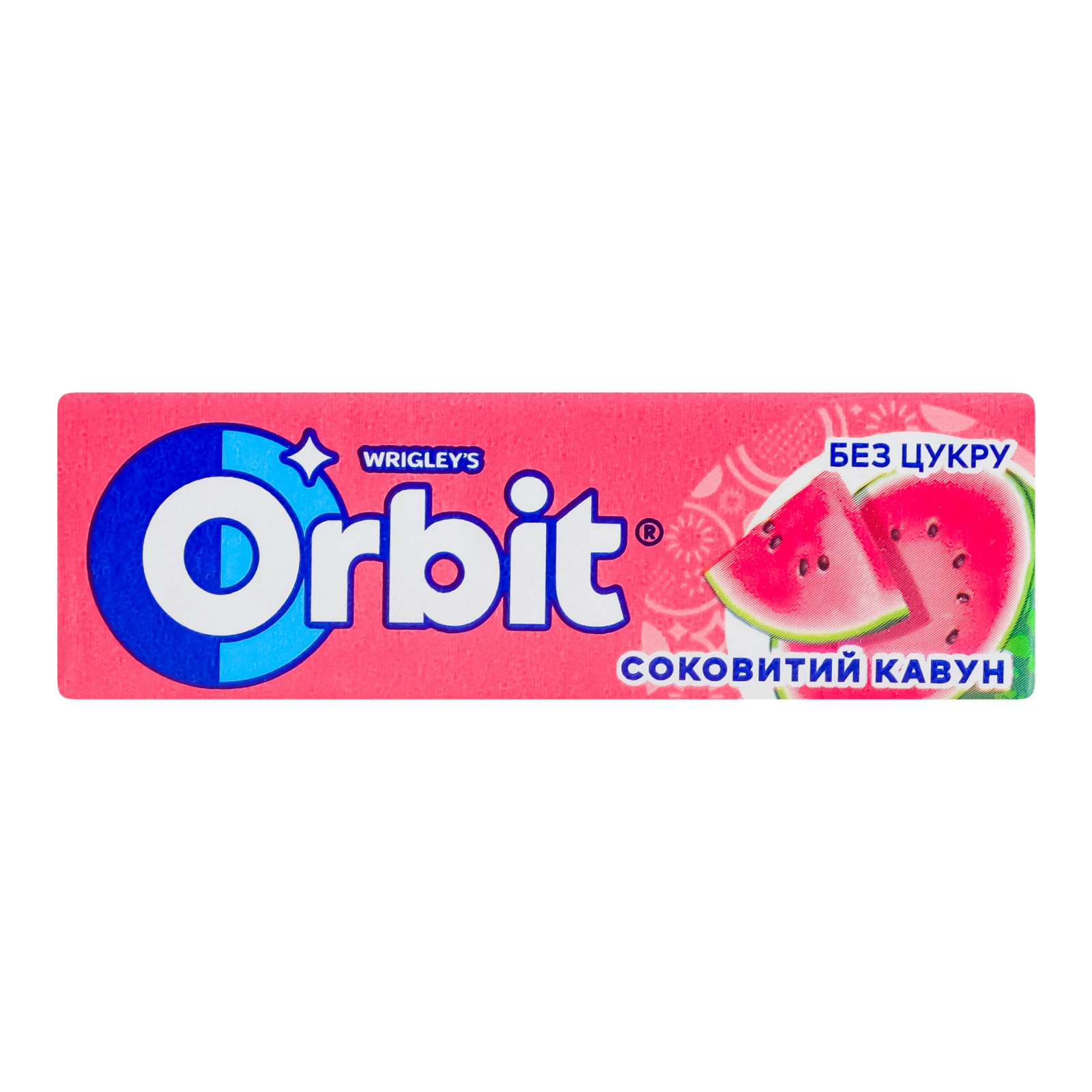 Гумка жувальна Orbit Соковитий кавун без цукру 14г Фото навігації №:1
