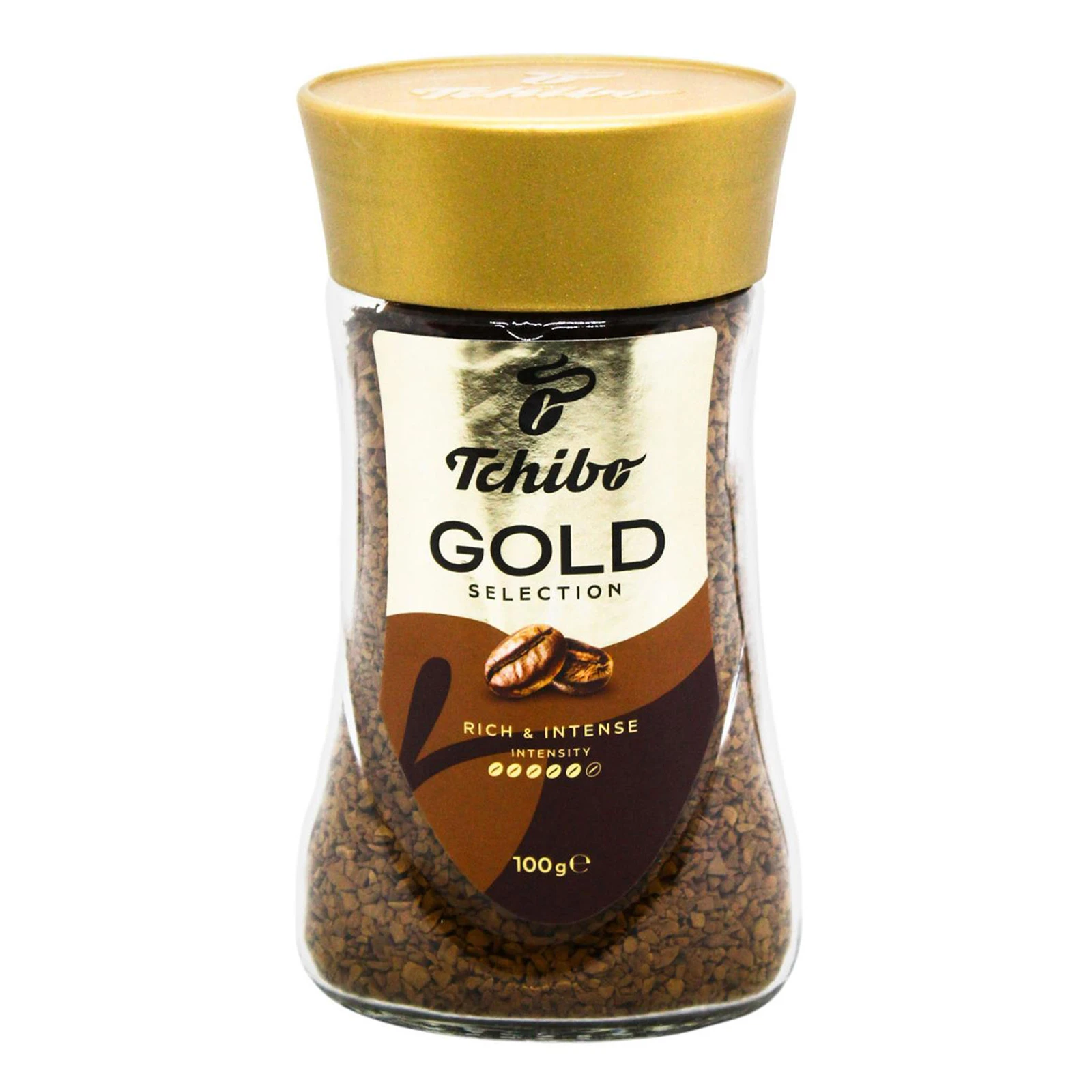 Кава Tchibo Gold Selection розчинна сублімована 100г Фото №:1