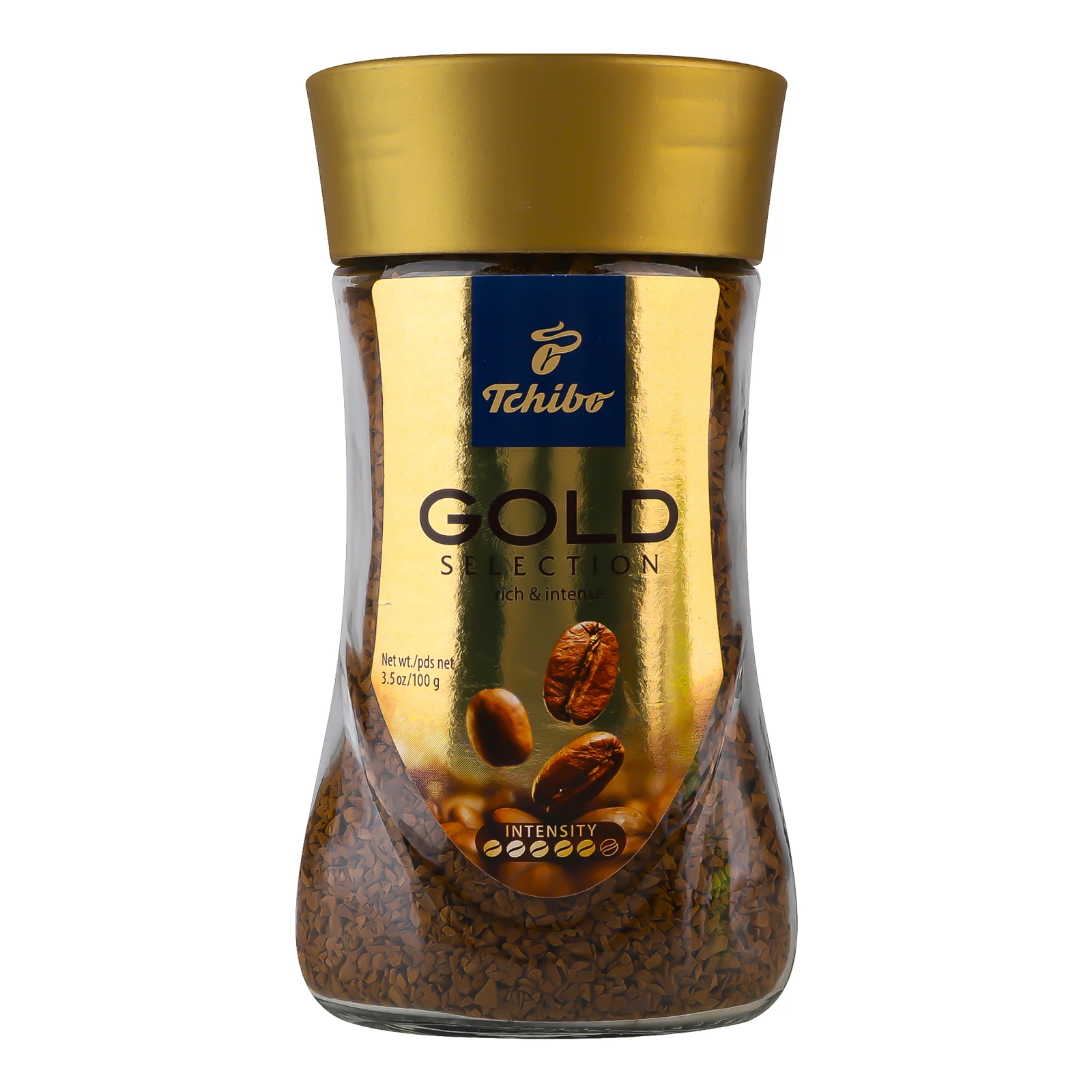 Кава Tchibo Gold Selection розчинна сублімована 100г Фото №:1