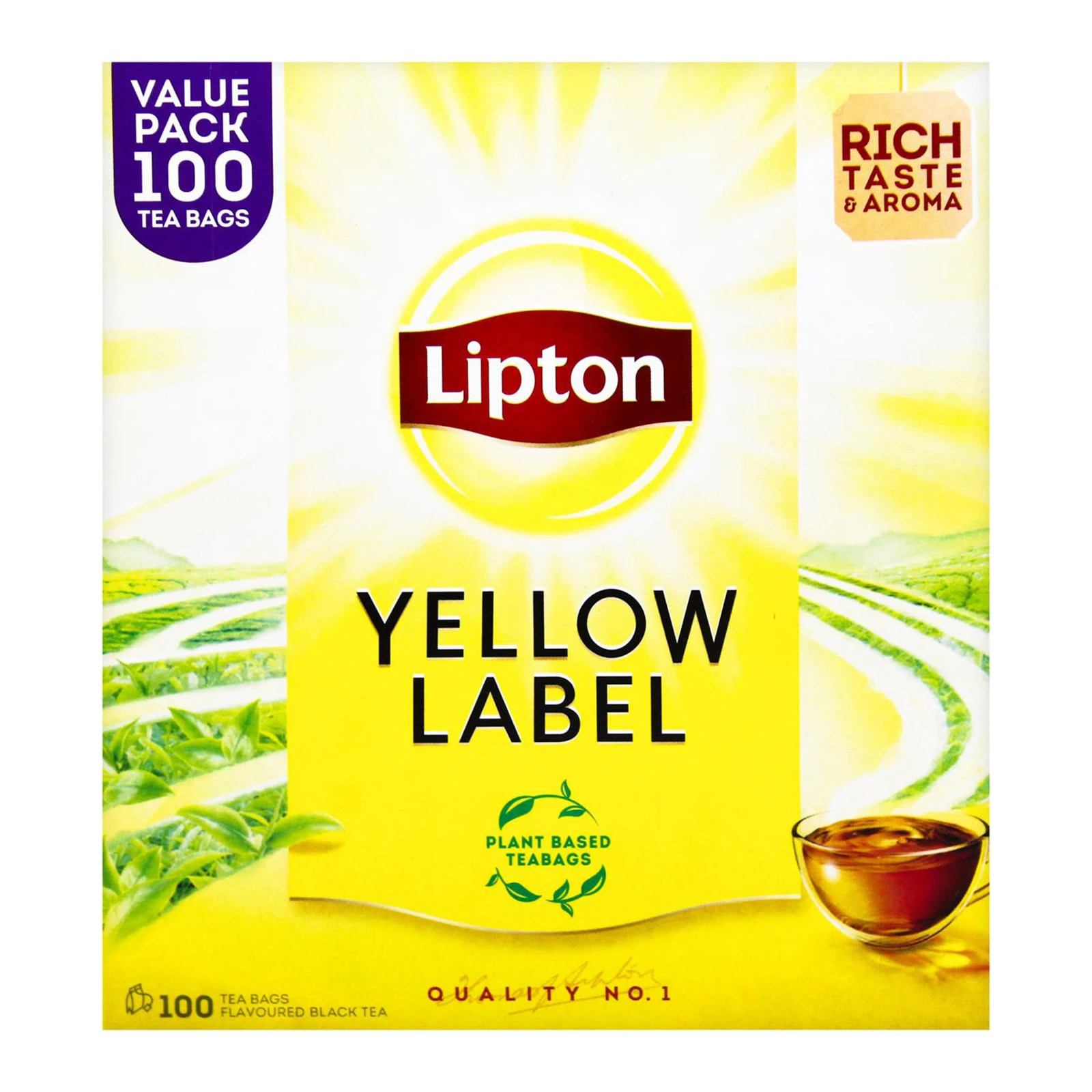 Чай Lipton 100п Yellow Label Фото №:1