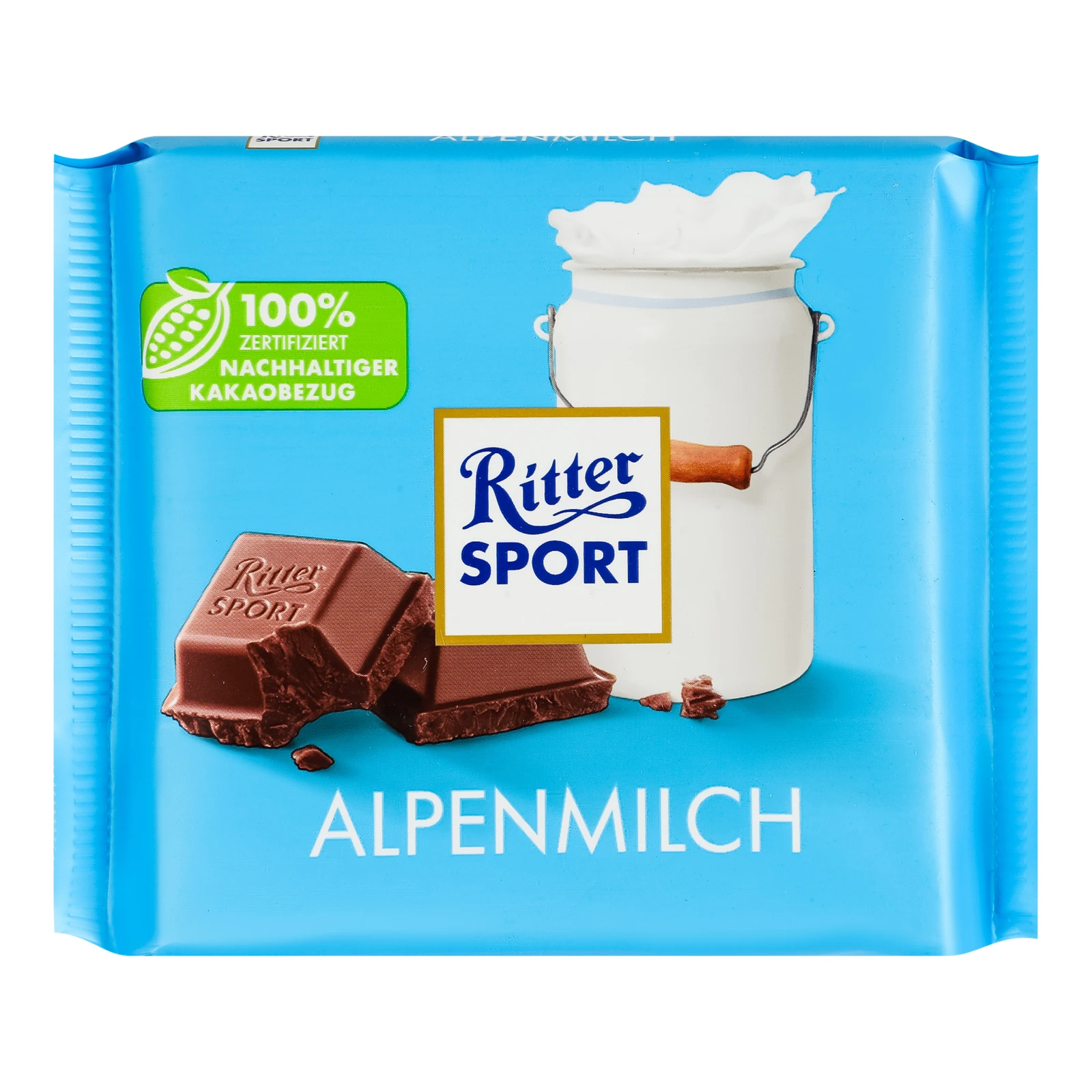 Шоколад Ritter Sport молочний з альпійський 100г Фото №:1