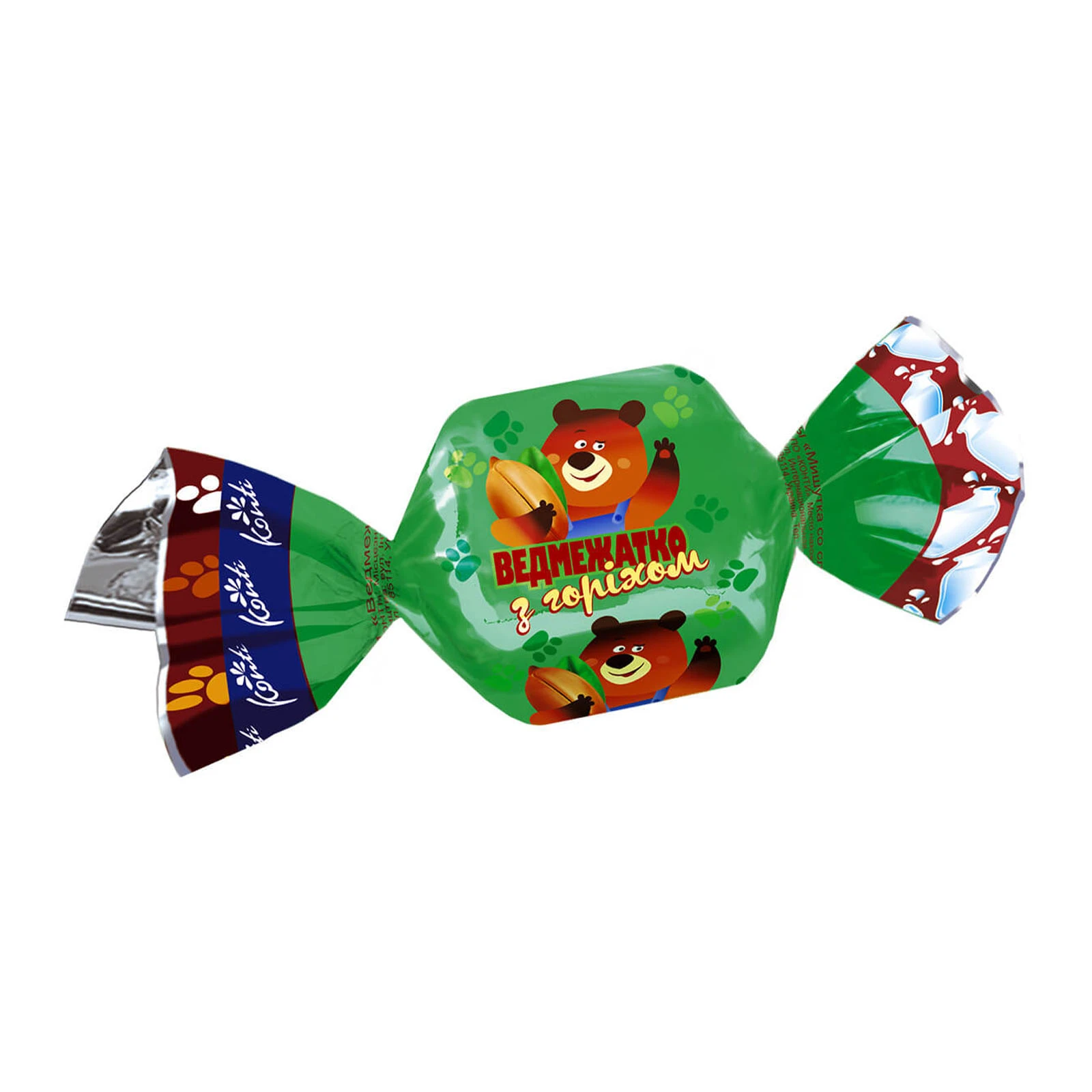 Цукерки Konti Ведмежатко з горіхом