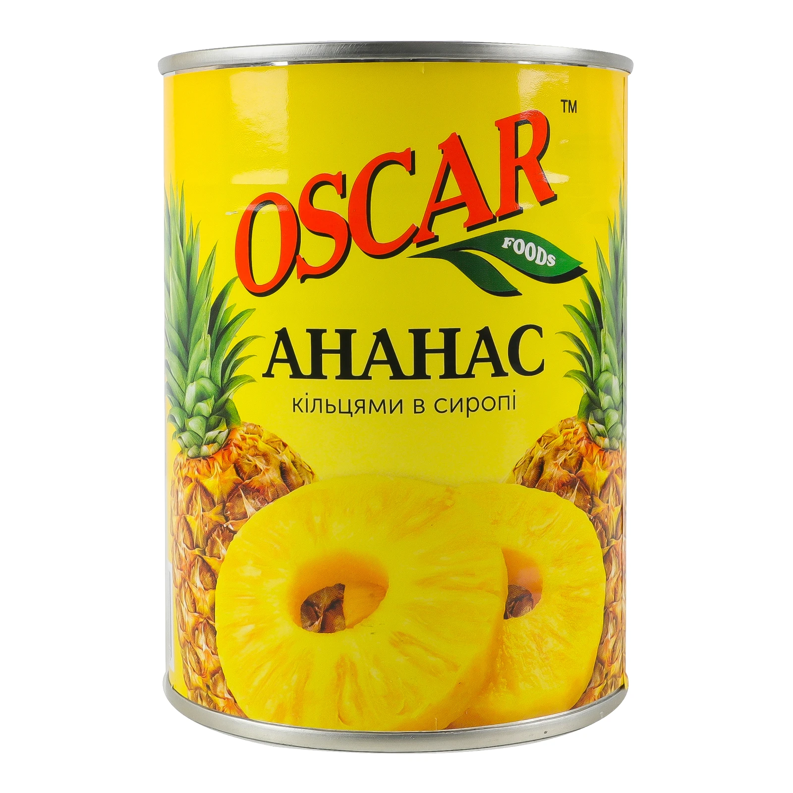 Ананас Oscar foods кільцями в сиропі 565г Фото №:1