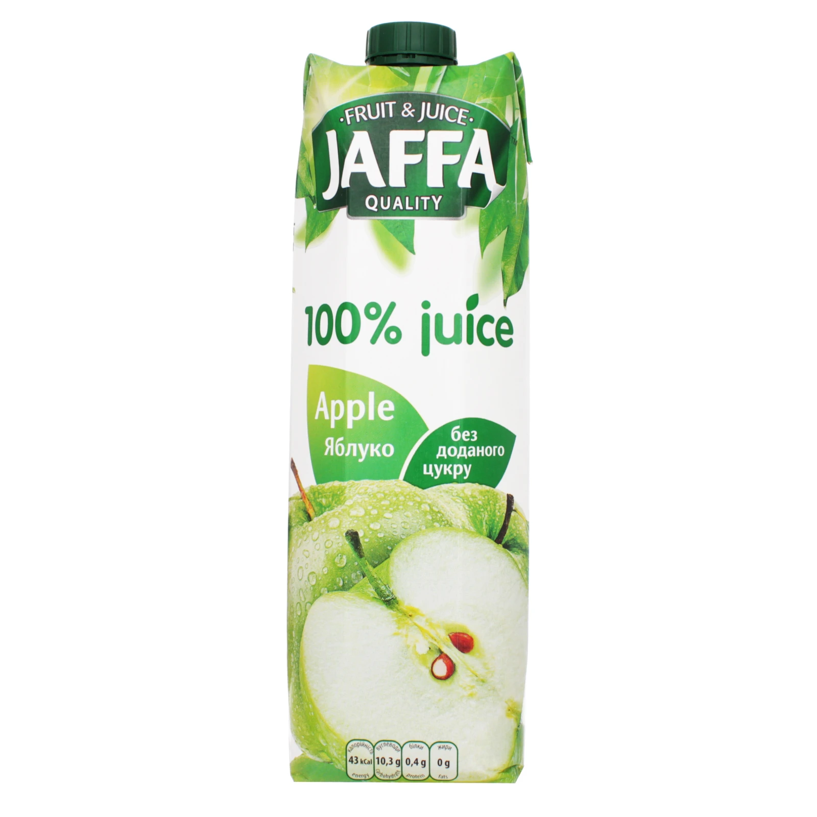 Сік Jaffa освітлений пастеризований Яблучний 950мл Фото №:1