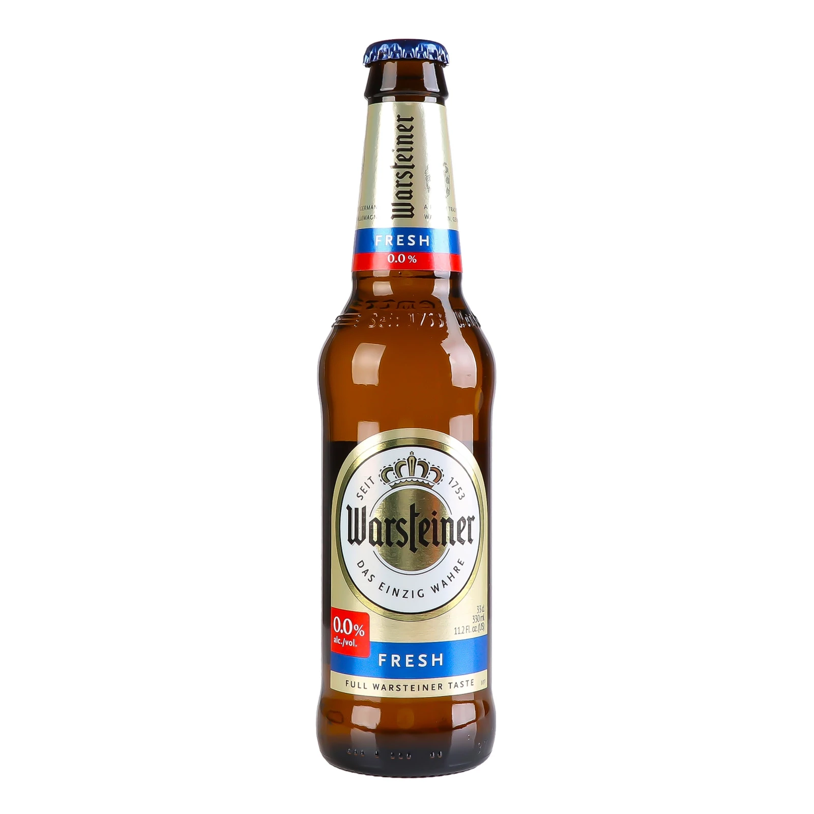 Пиво Warsteiner Fresh безалкогольне світле пастеризоване 0.33л Фото №:1