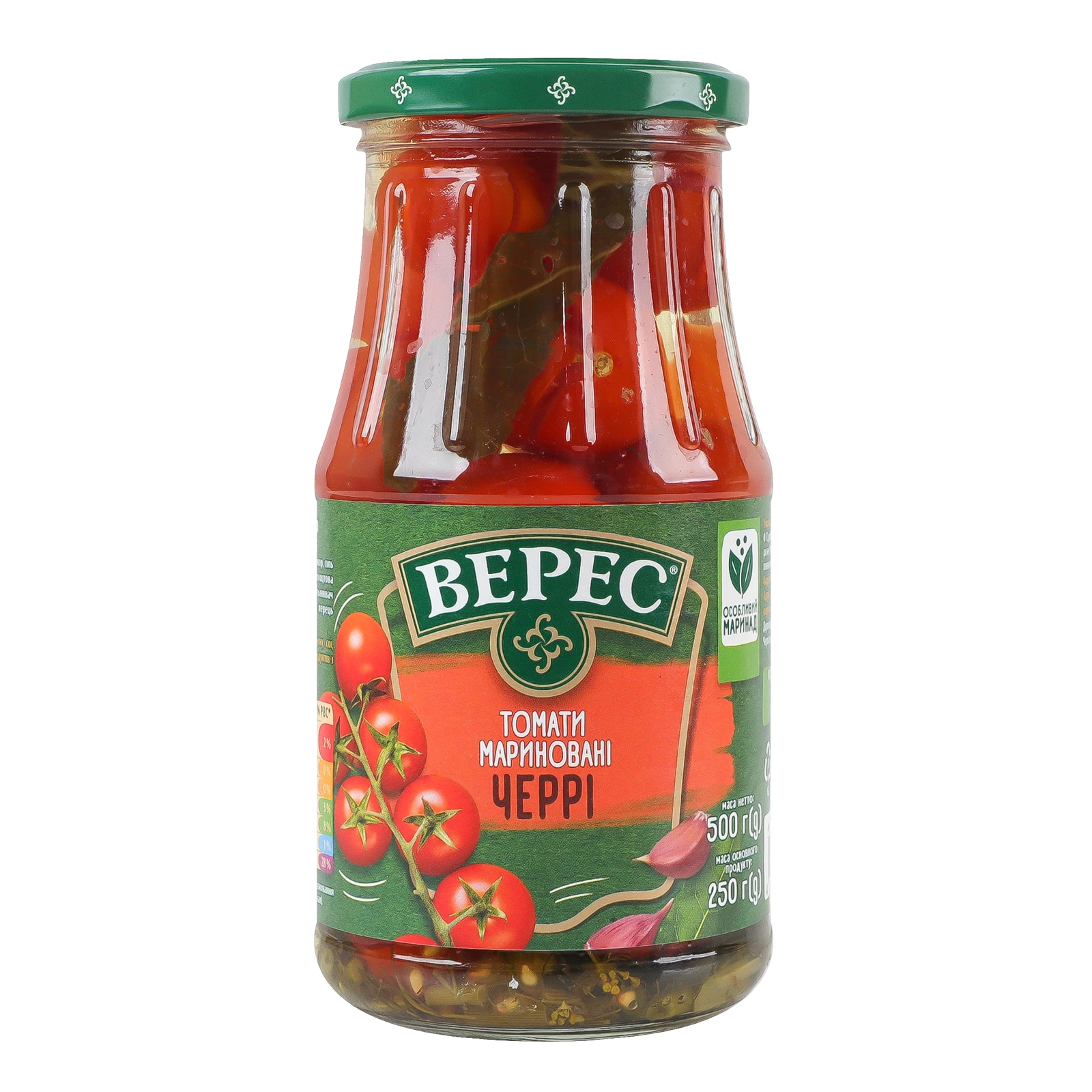 Томати Верес Черрі мариновані стерилізовані 500г Фото №:1
