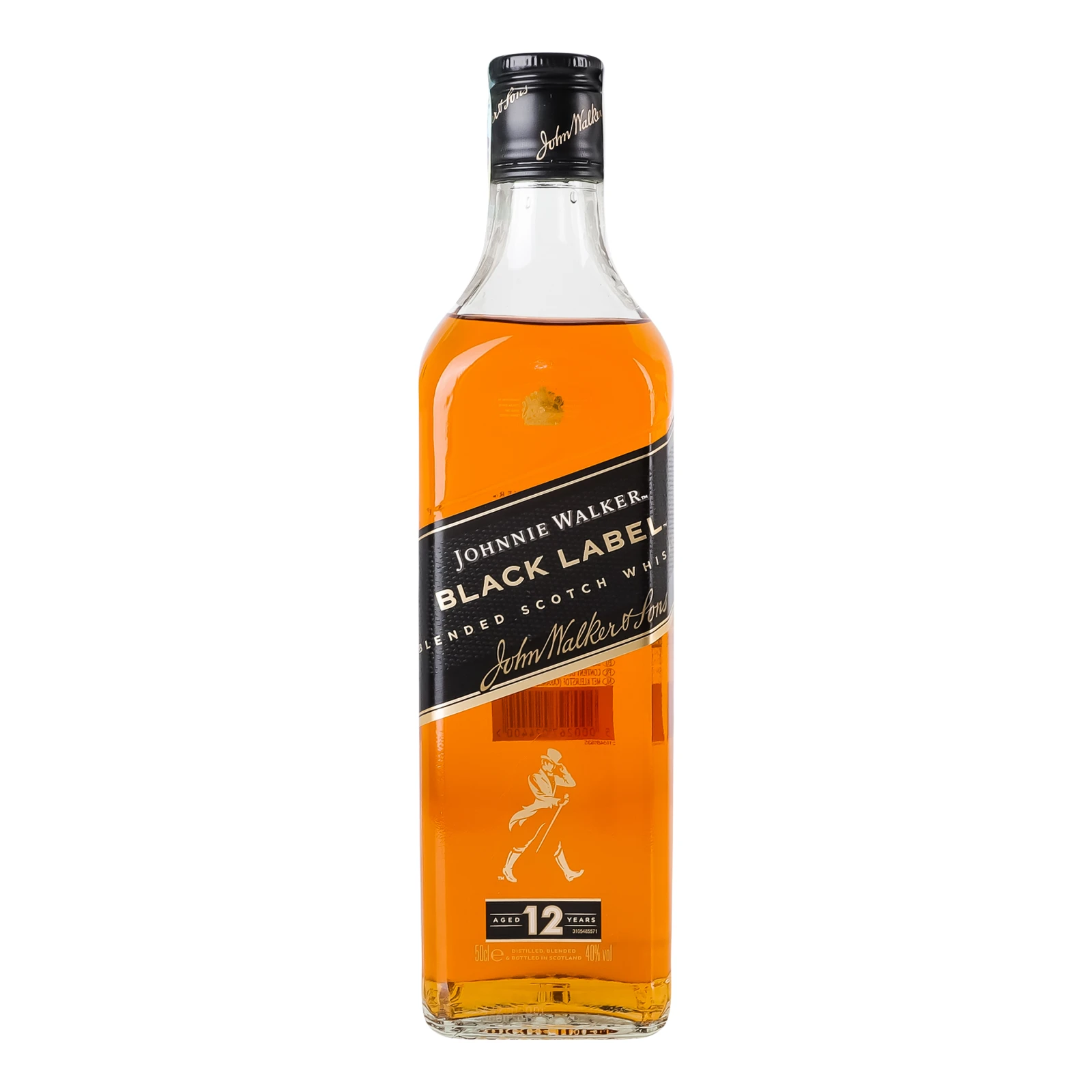 Віскі Johnnie Walker Black label 12YO 40% 0.5л Фото №:1