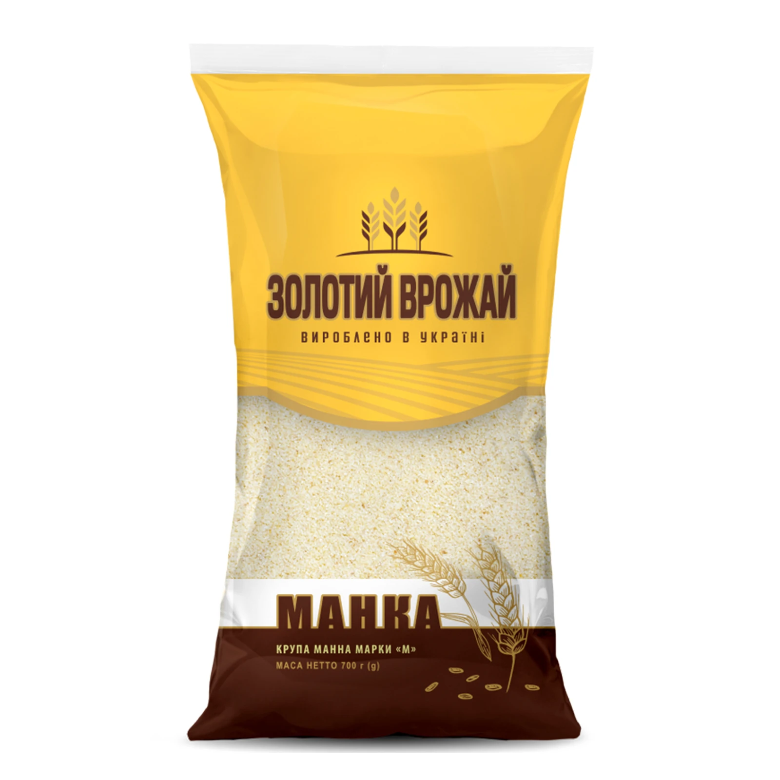 Крупа манна Золотий врожай 700г