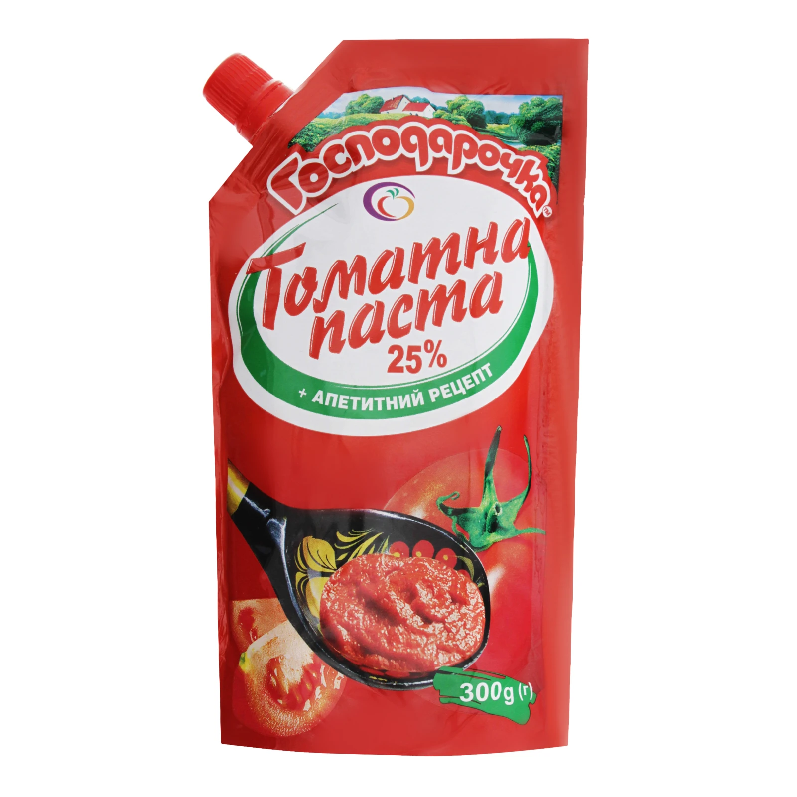 Томатна паста Господарочка 300г д/пак Фото №:1