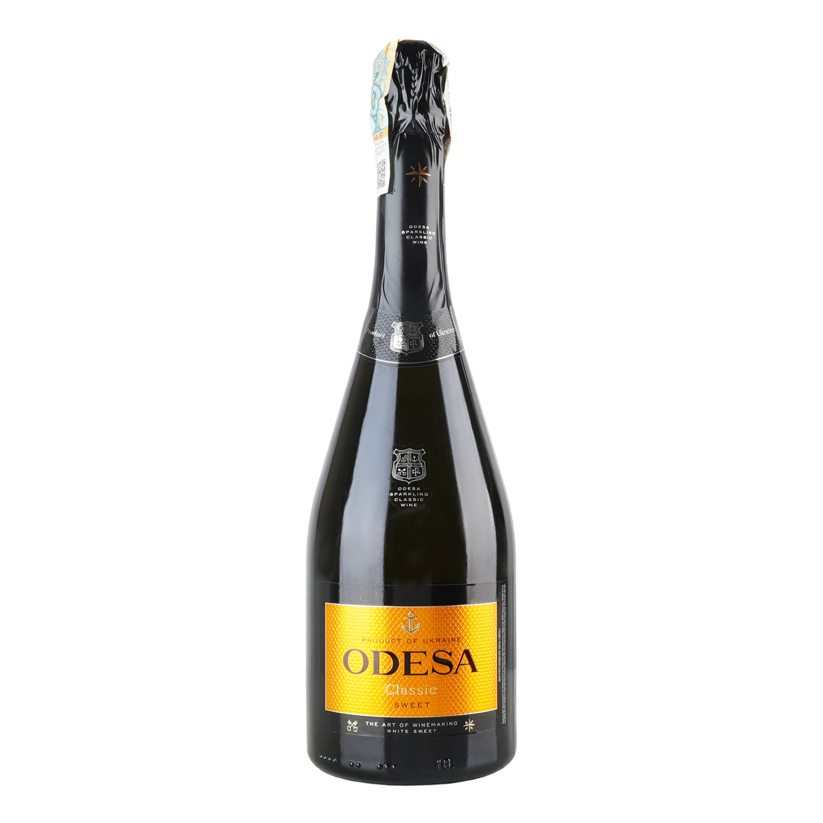 Вино ігристе Odesa Золоте Classic біле солодке 10-13.5% 0.75л Фото №:1