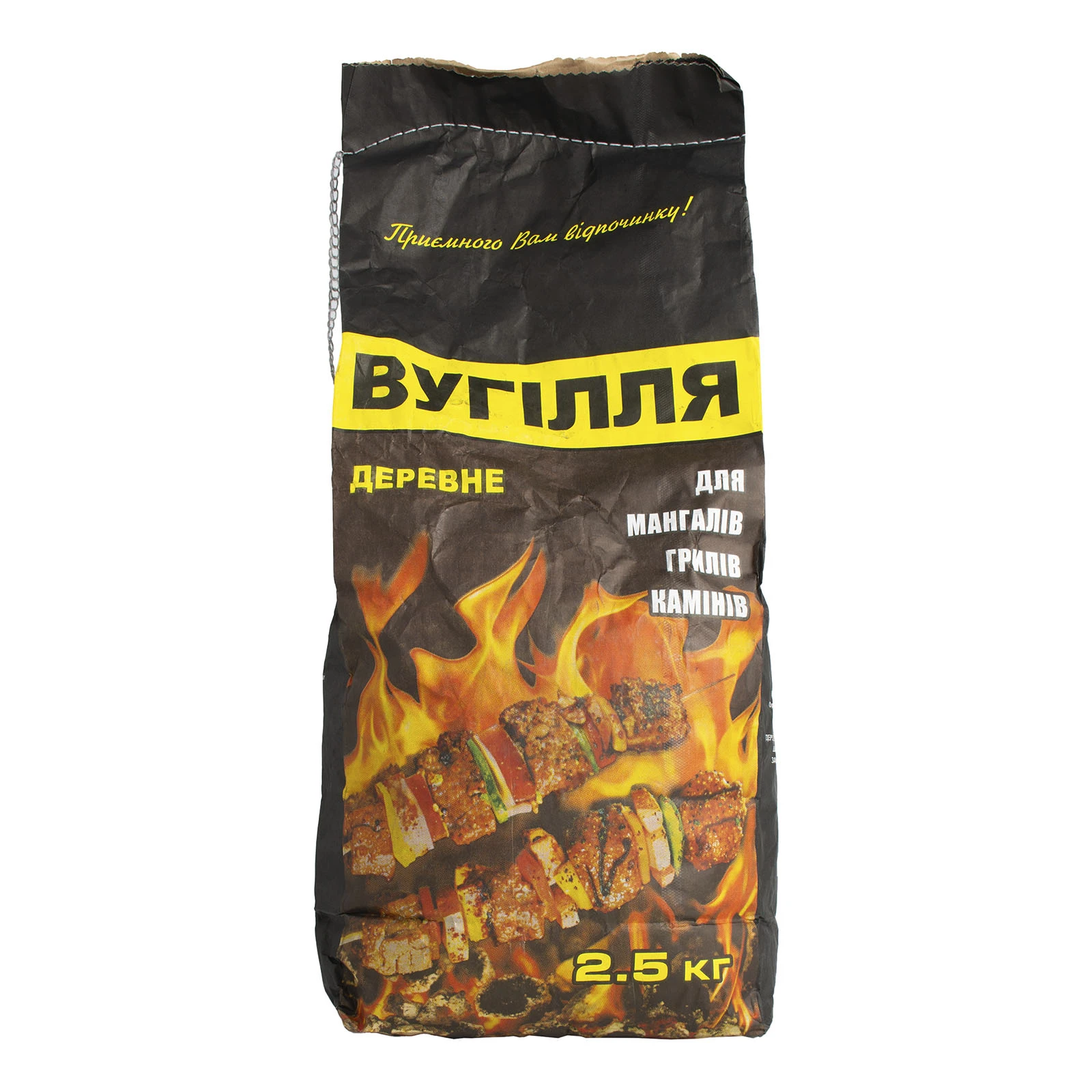 Вугілля деревне 2,5кг (для грилю) Фото №:1