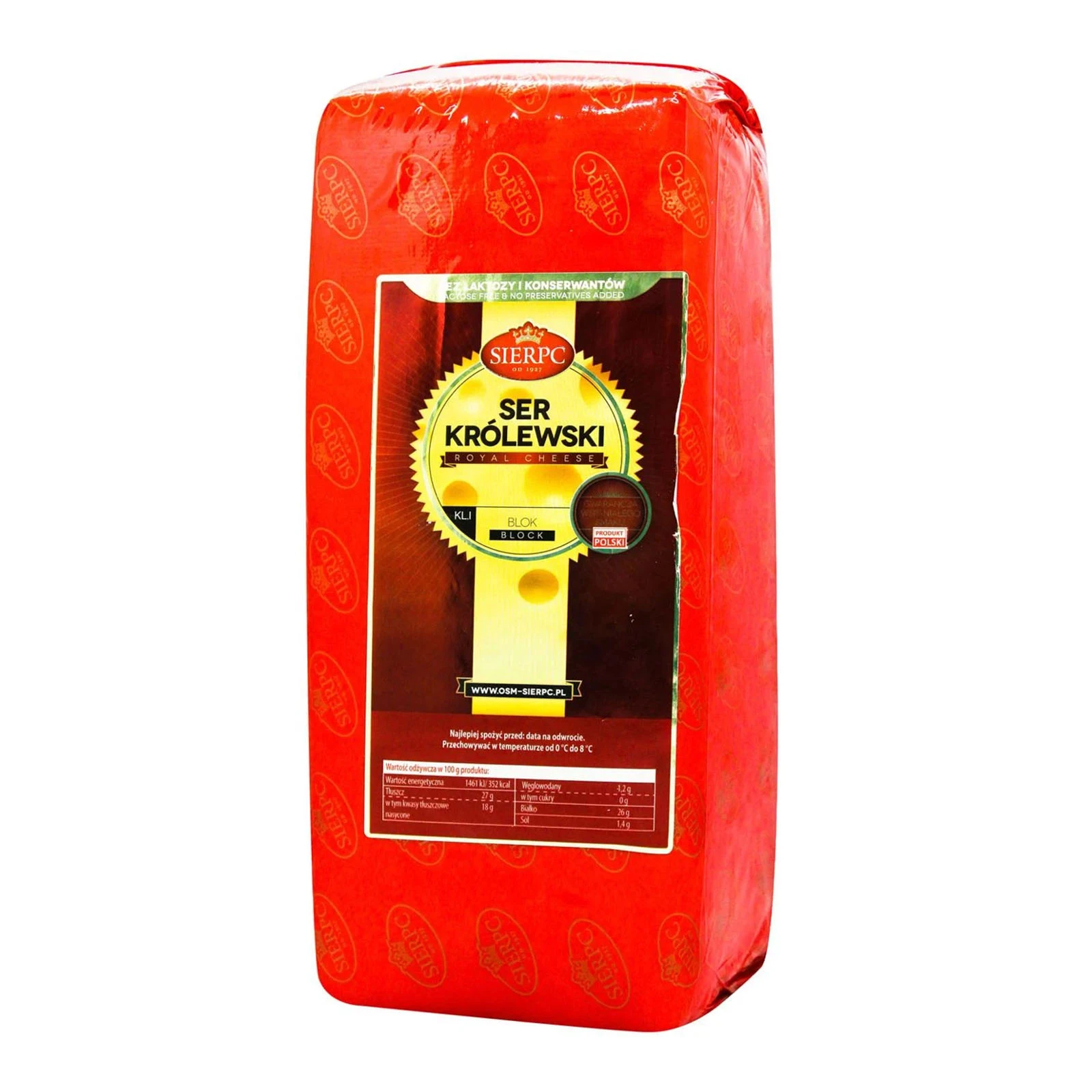 Сир Sierpc 45% Королівський Фото №:1