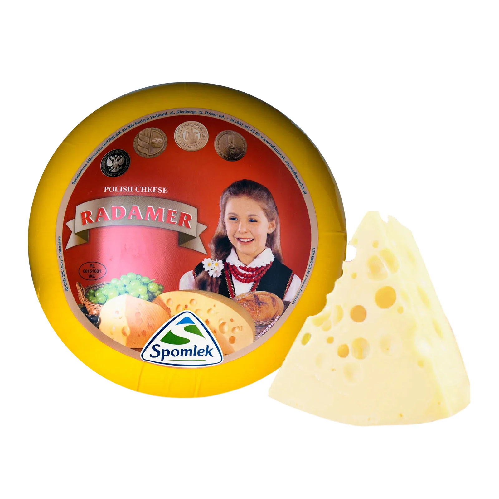 Сир Spomlek 45% Radamer Фото №:1