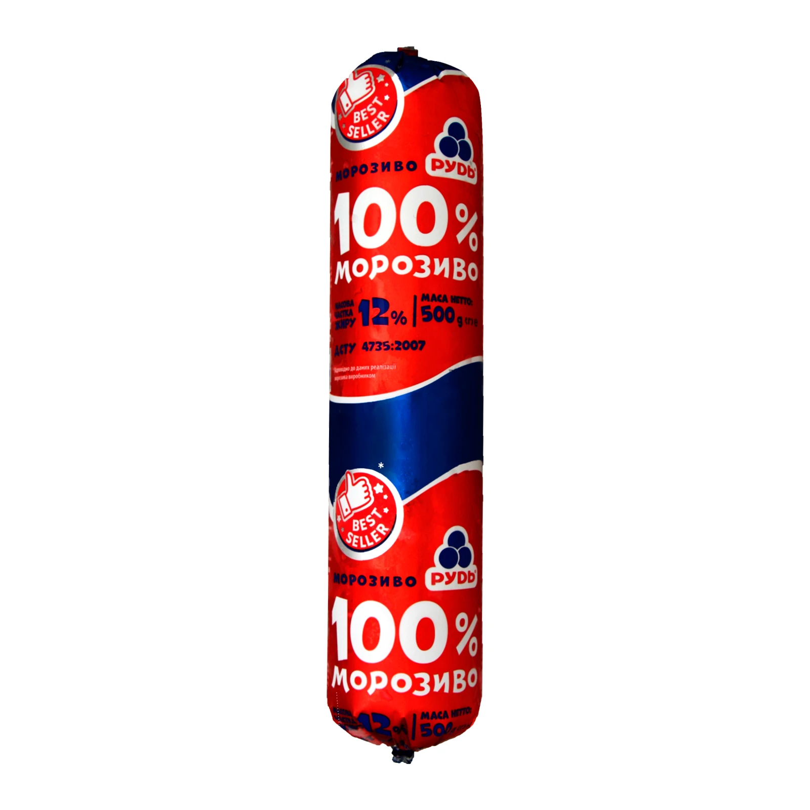Морозиво Рудь 100% 12% 500г Фото навігації №:1
