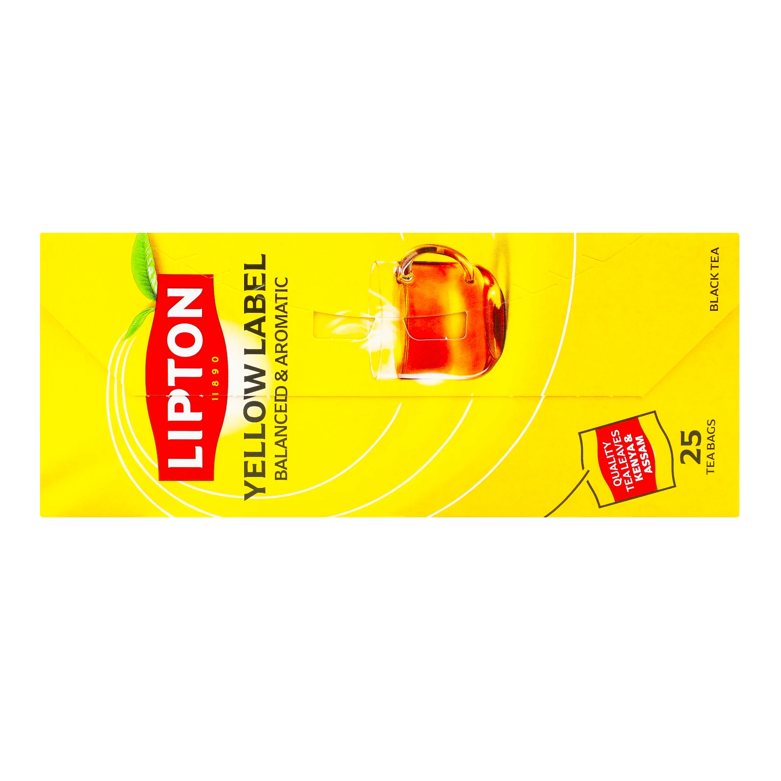 Чай Lipton Yellow Label чорний 25х2г Фото №:2