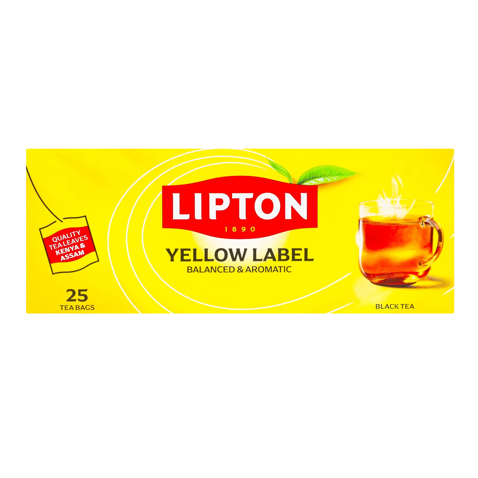 Чай Lipton Yellow Label чорний 50г Фото №:1