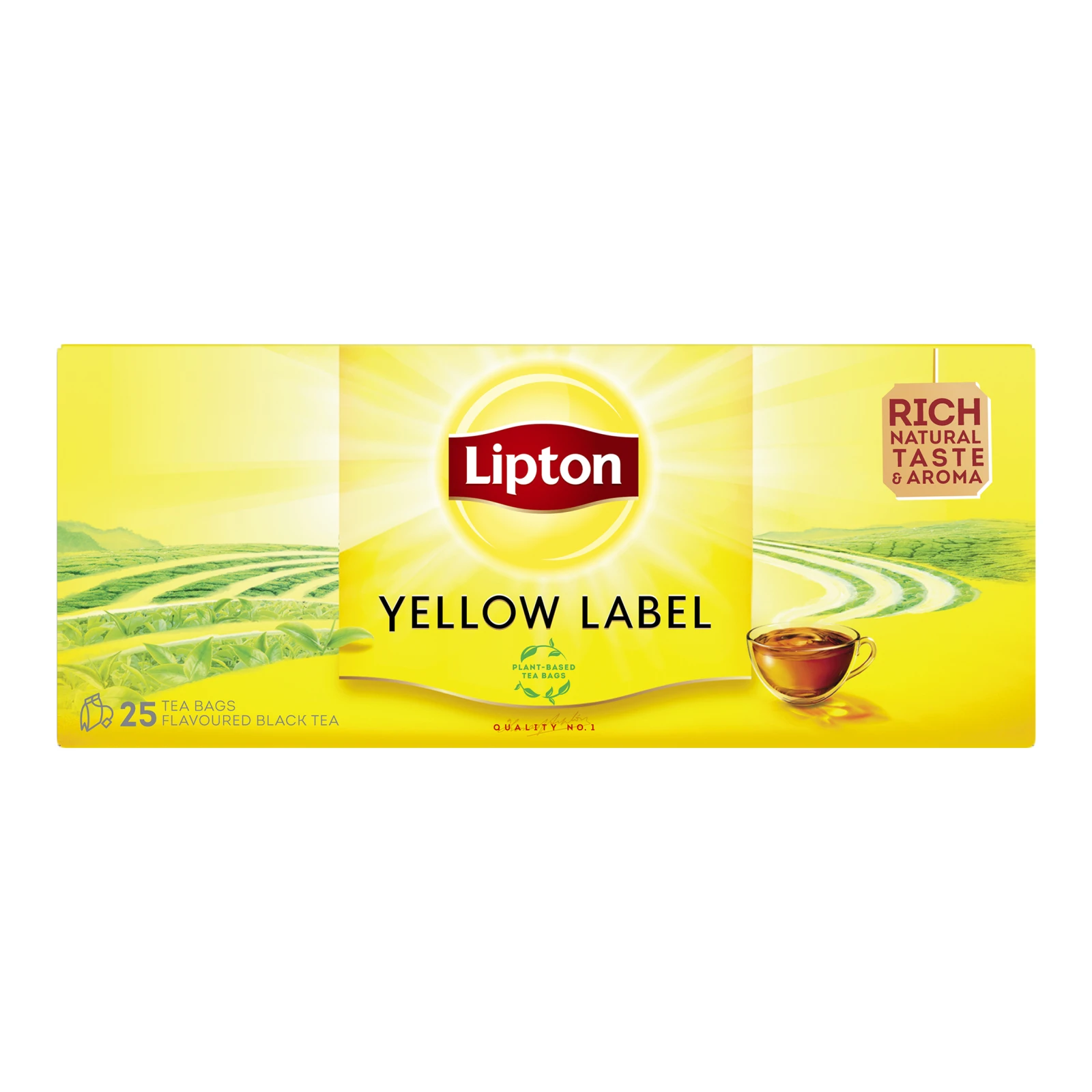 Чай Lipton Yellow Label чорний 50г Фото №:1