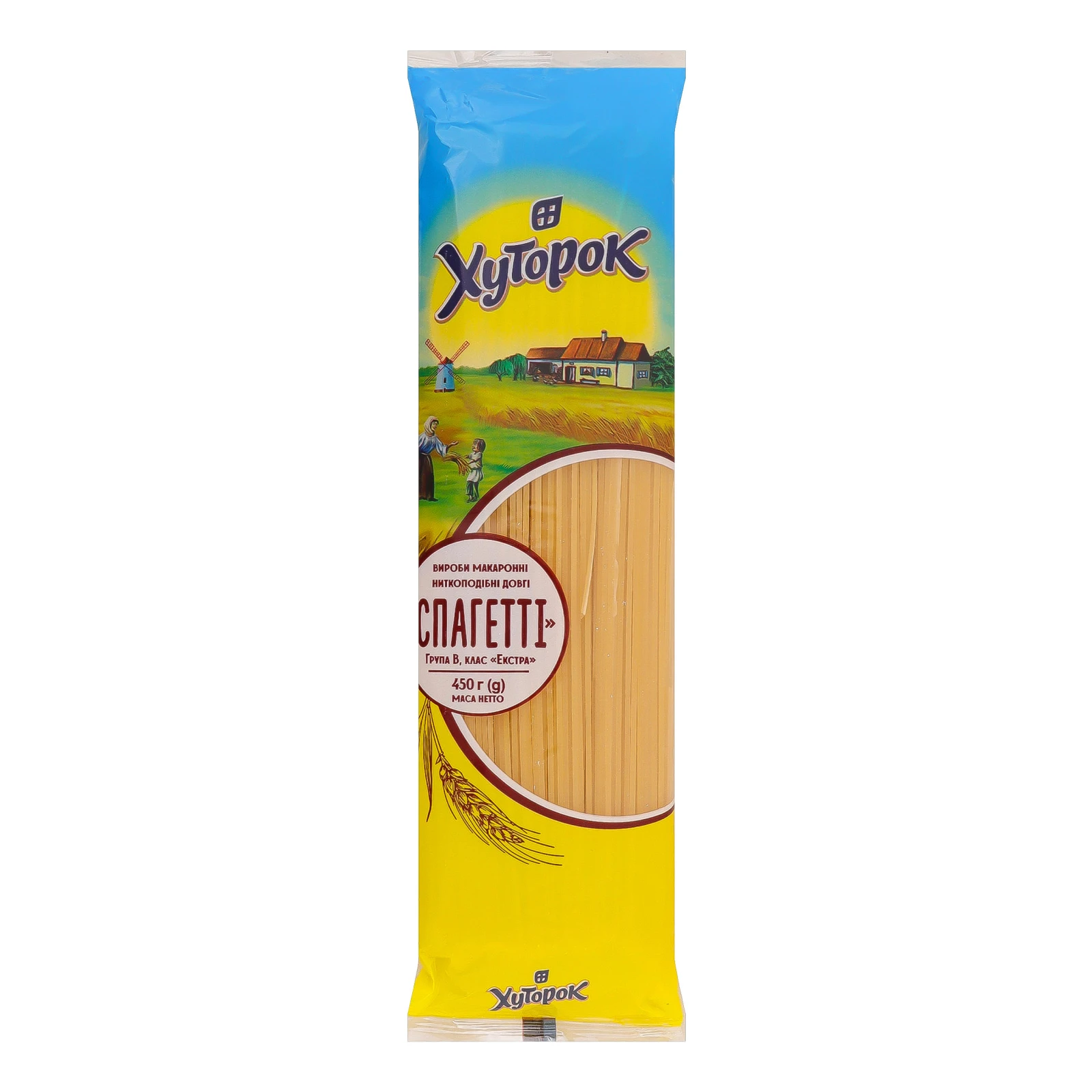 Макаронні вироби Хуторок Спагетті 450г