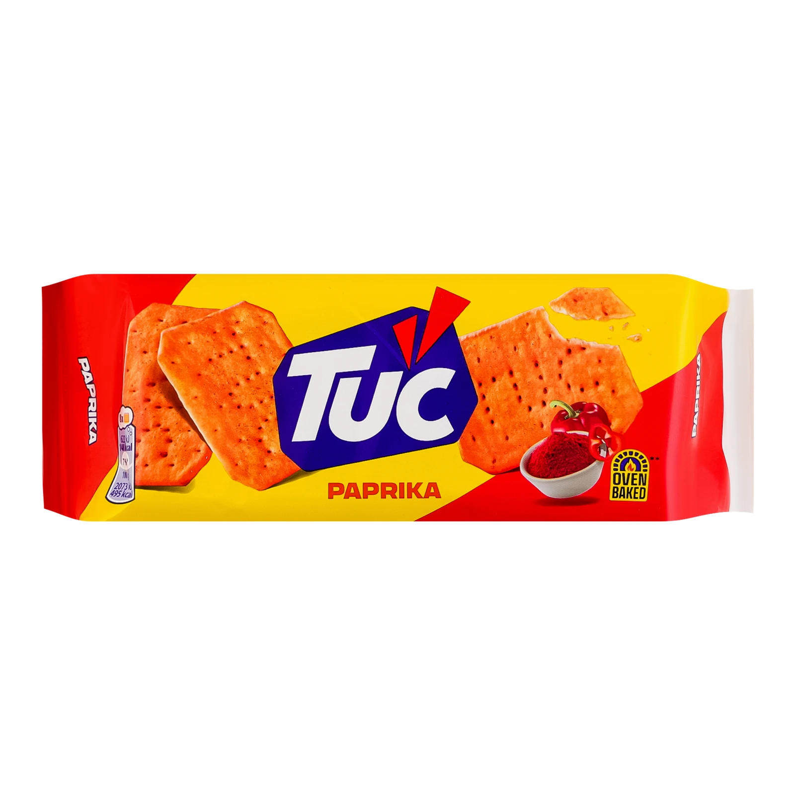 Крекер Tuc солоний зі смаком Паприка 100г Фото №:1