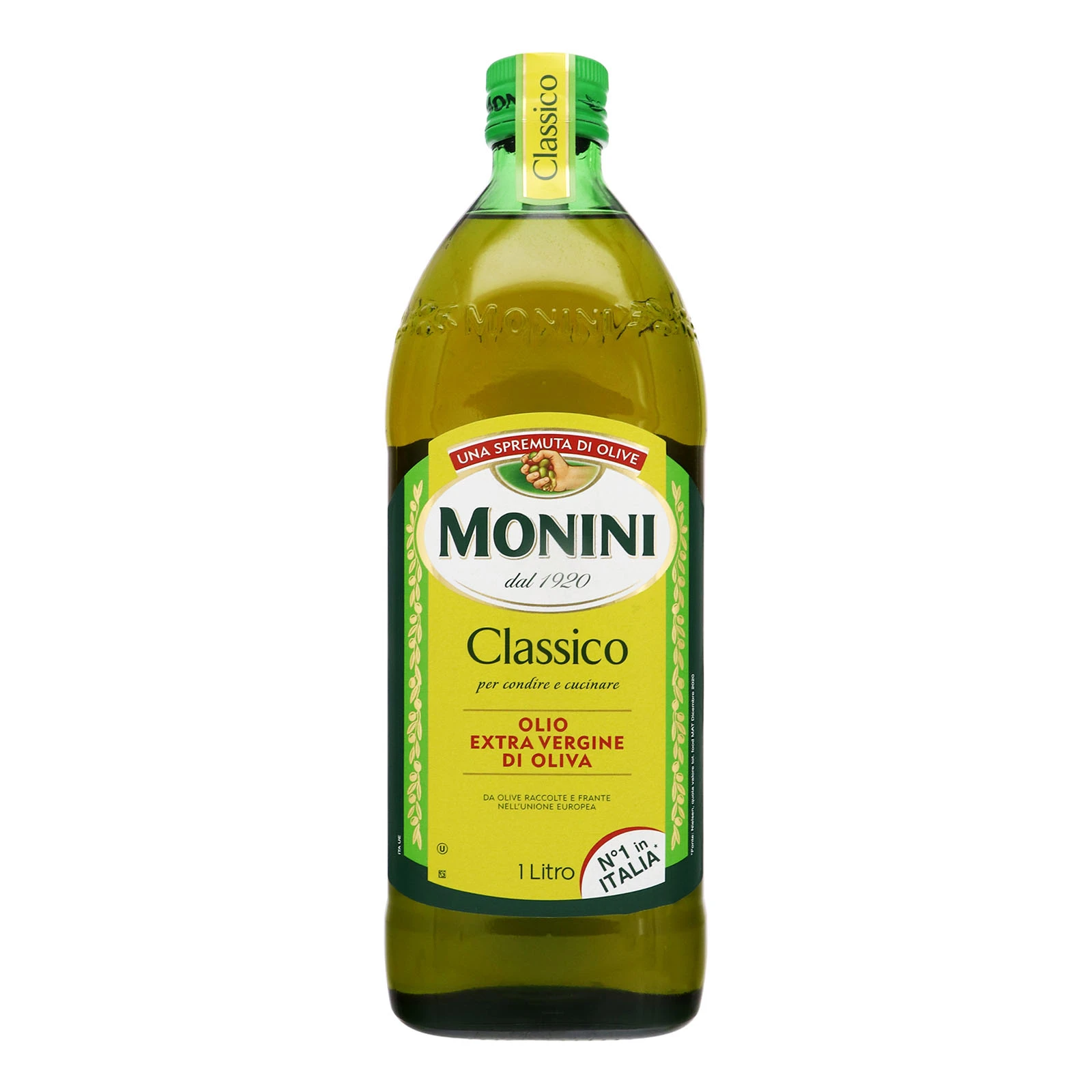 Олія Monini 1,0л Extra Vergine оливкова Фото навігації №:1