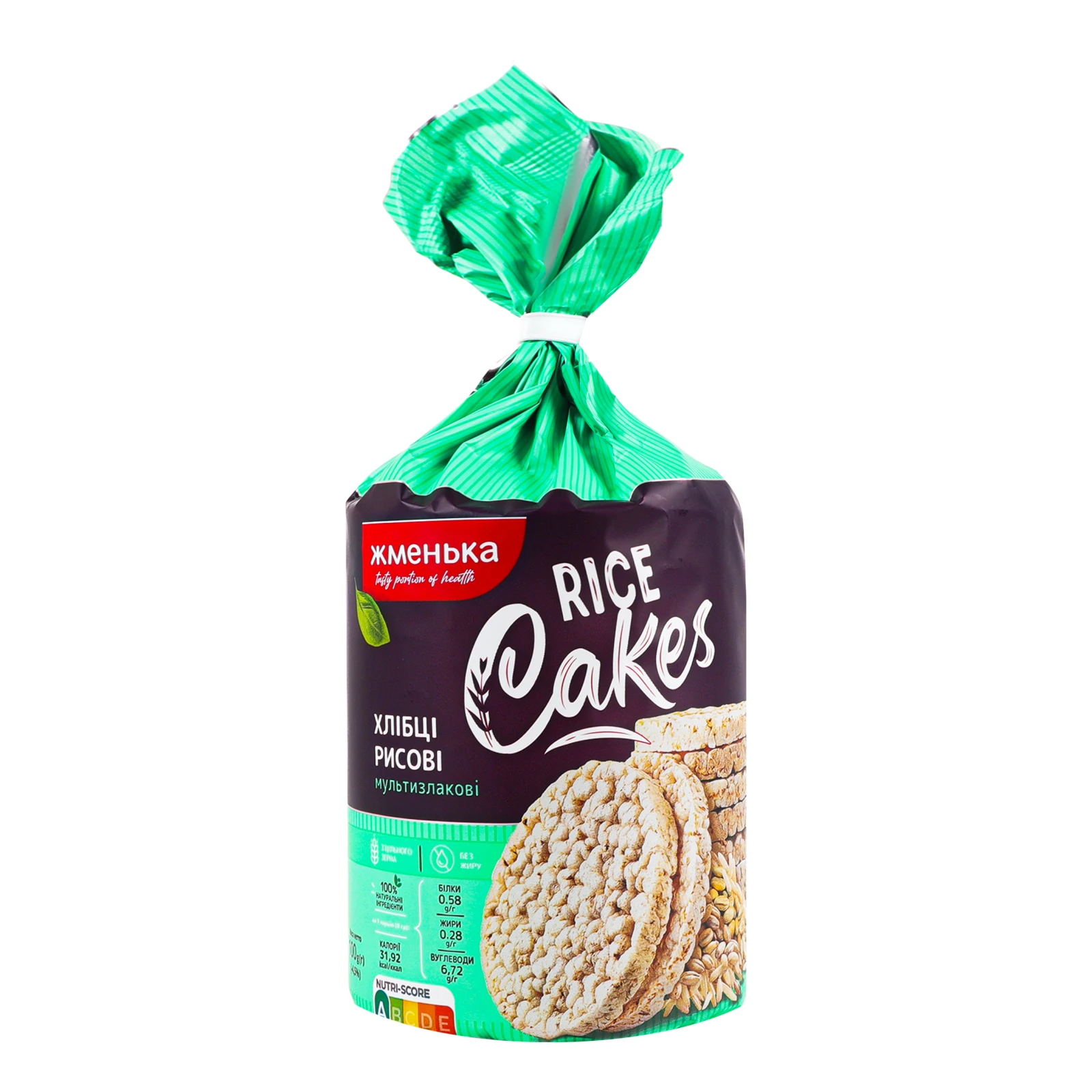 Хлібці Жменька хрусткі рисові мультизлакові 100г Фото №:1