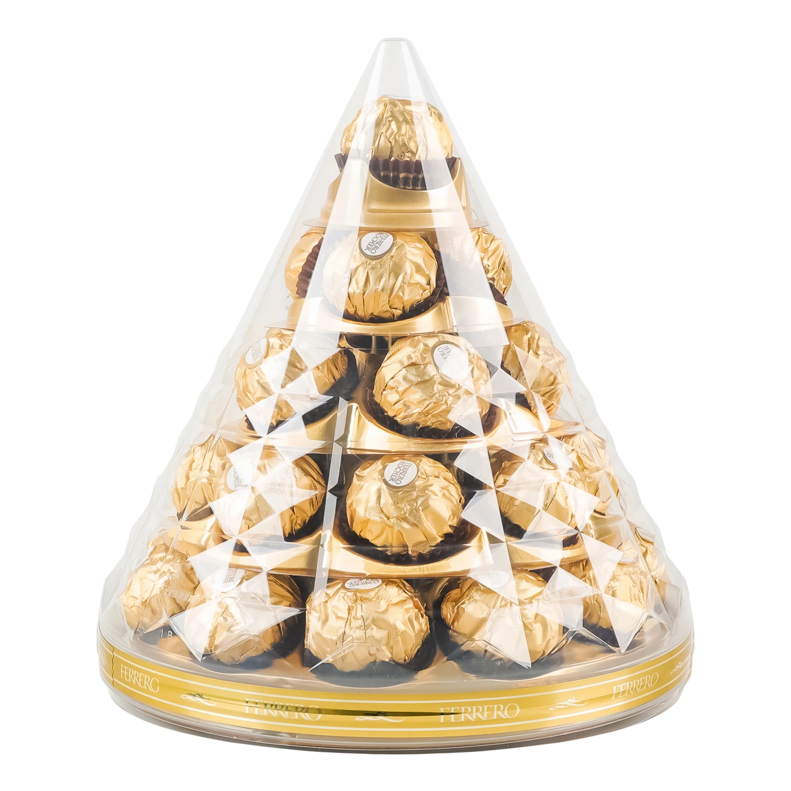 Цукерки Ferrero Rocher вафельні хрусткі покриті молочним шоколадом та подрібненими лісовими горіхами з начинкою 350г Фото №:2