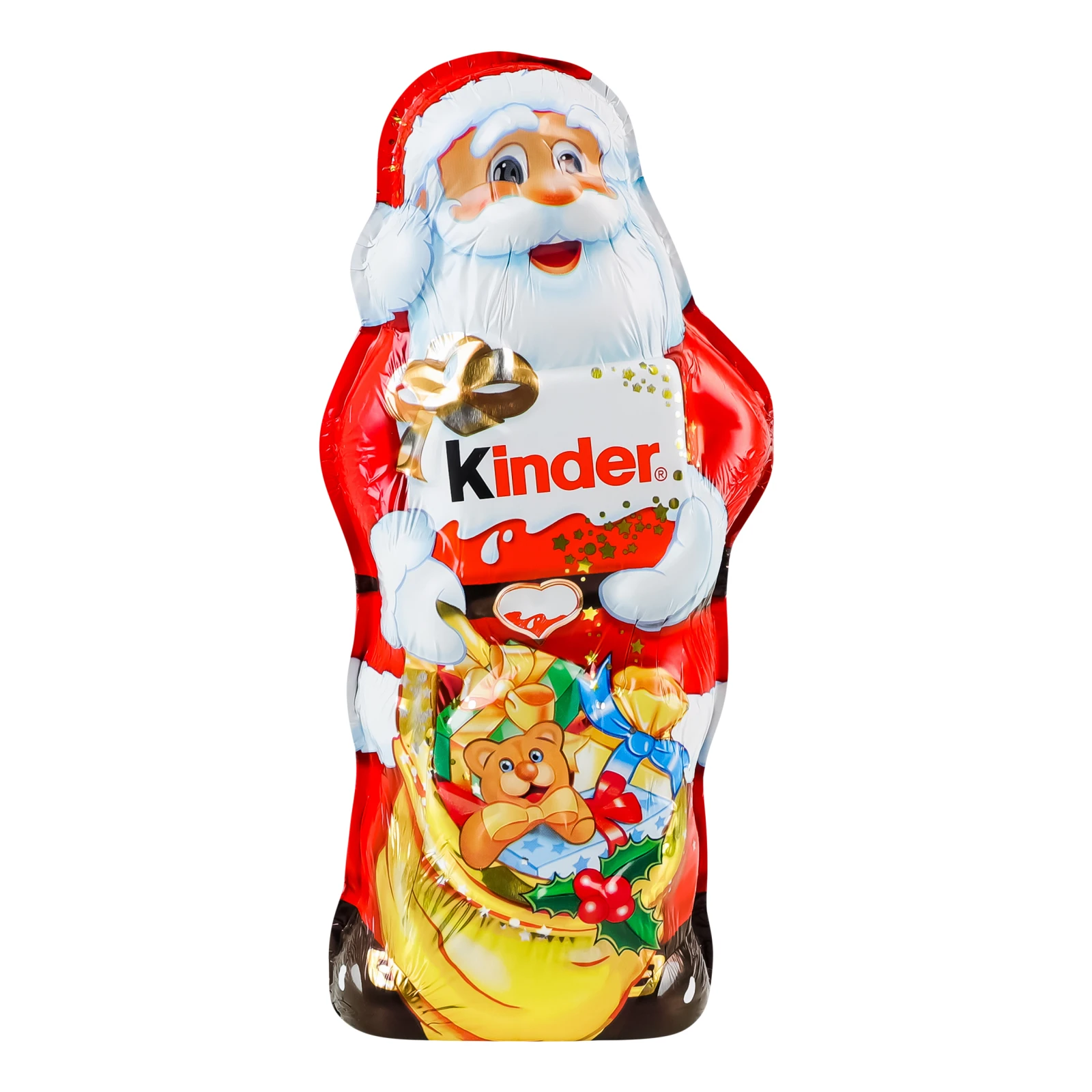 Фігурка шоколадна Kinder Дід мороз молочна з молочним шаром всередині 110г Фото №:1