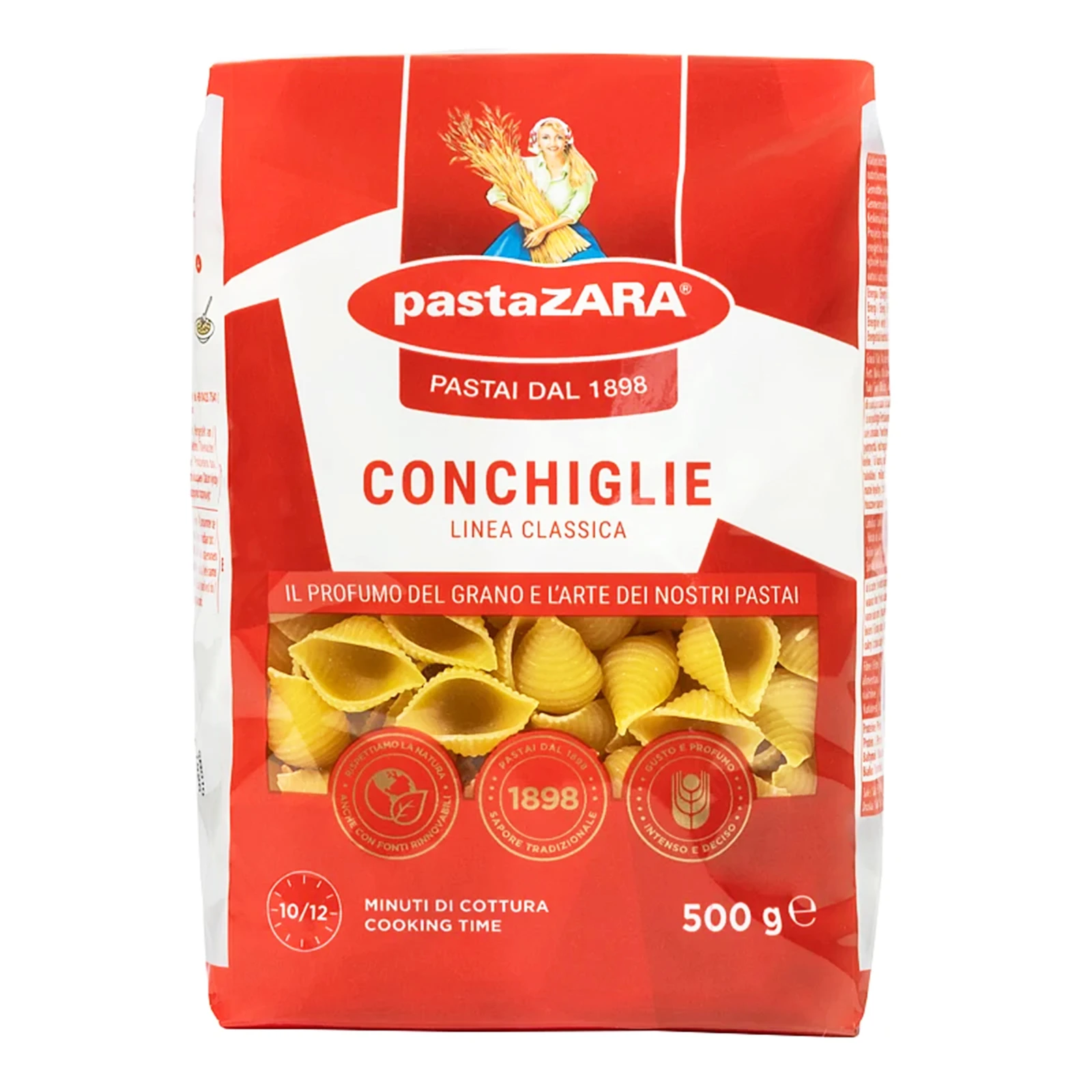 Макаронні вироби Pasta Zara Conchiglie 500г Фото №:1