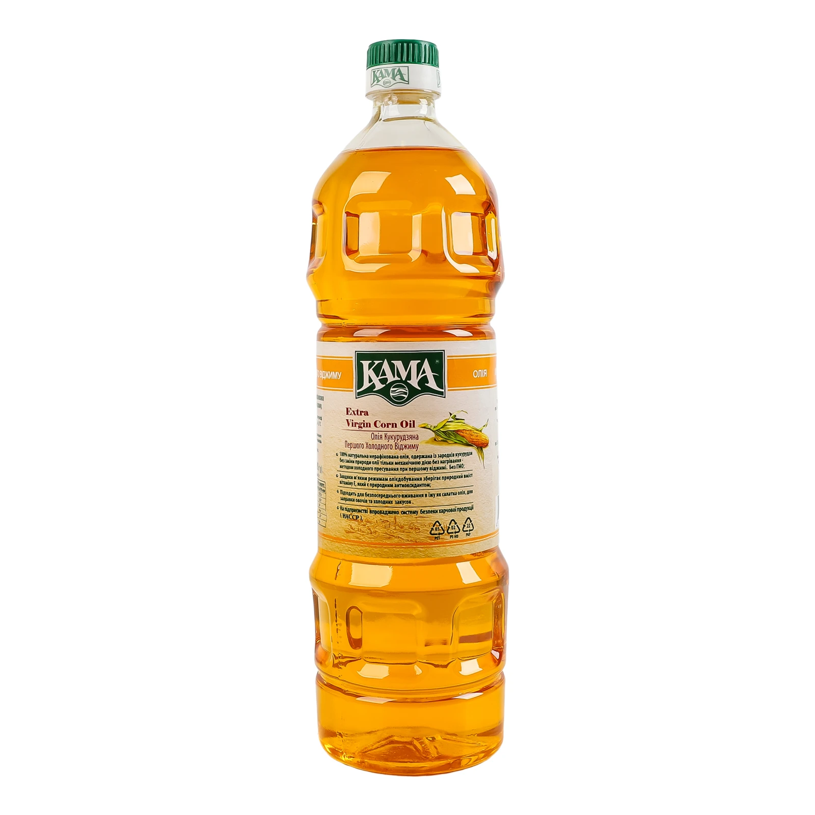 Олія Кама кукурудзяна першого холодного віджиму нерафінована 1л Фото №:2