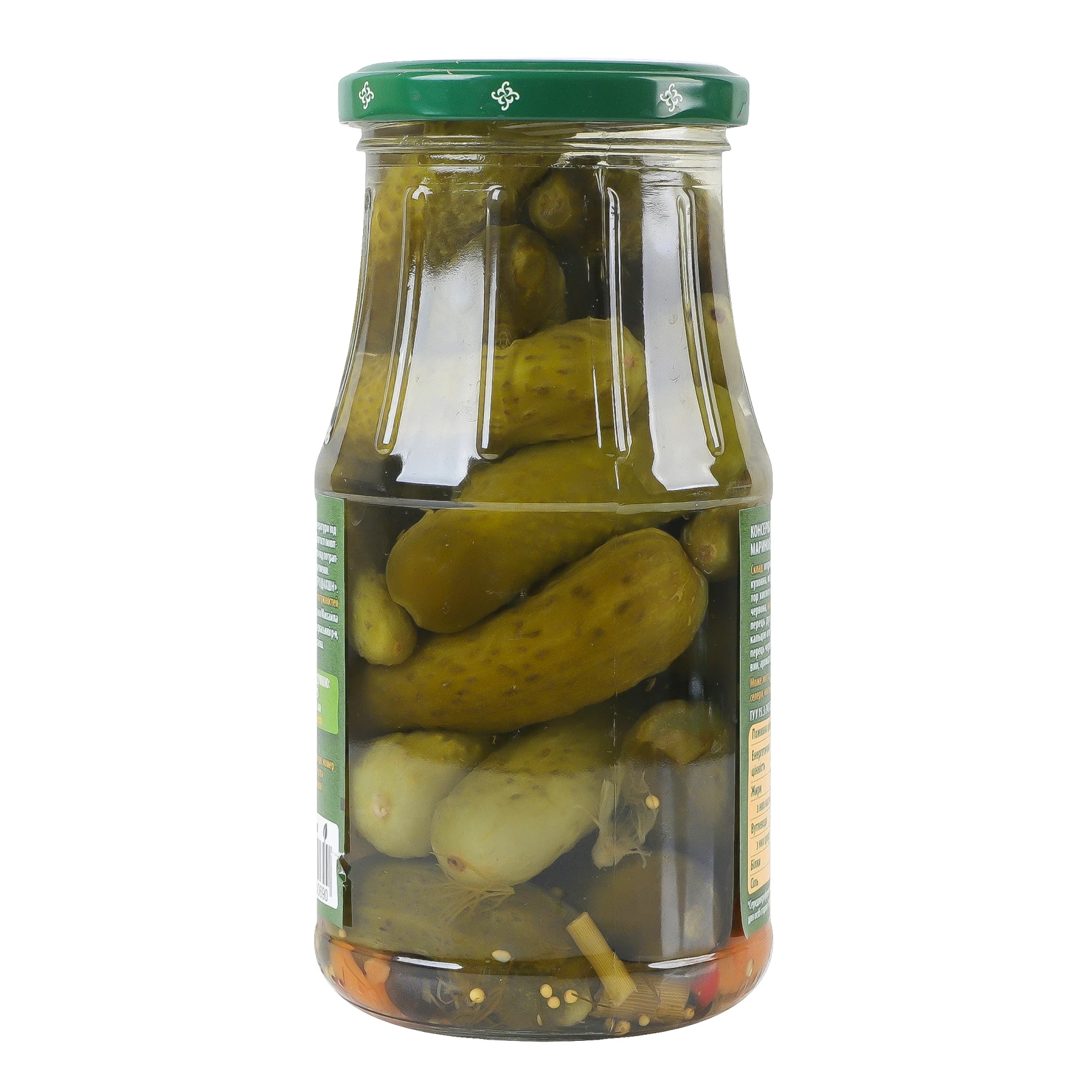 Огірки Верес Пікантні мариновані стерилізовані 500г Фото №:2