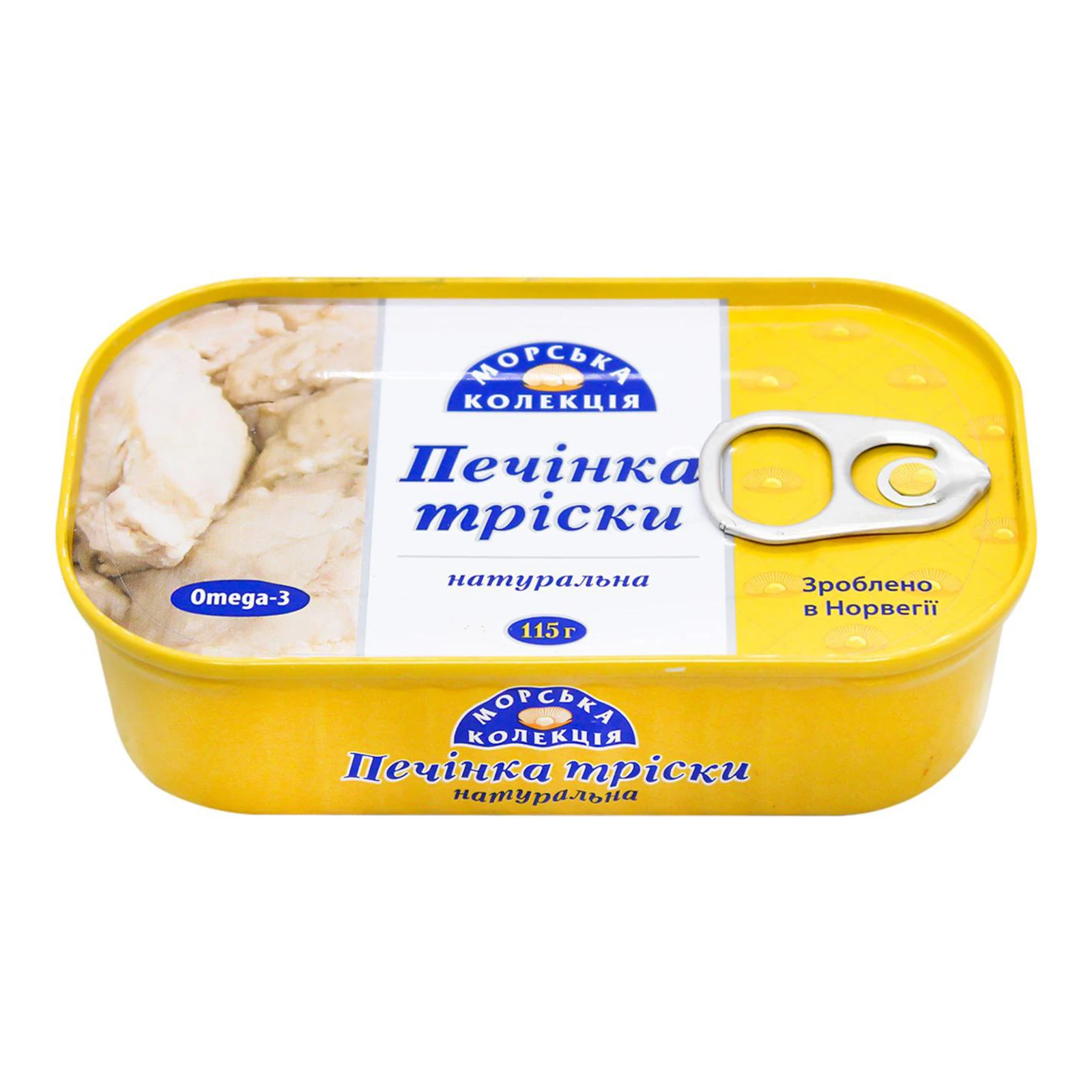 Печінка тріски Морська колекція натуральна 115г Фото №:2