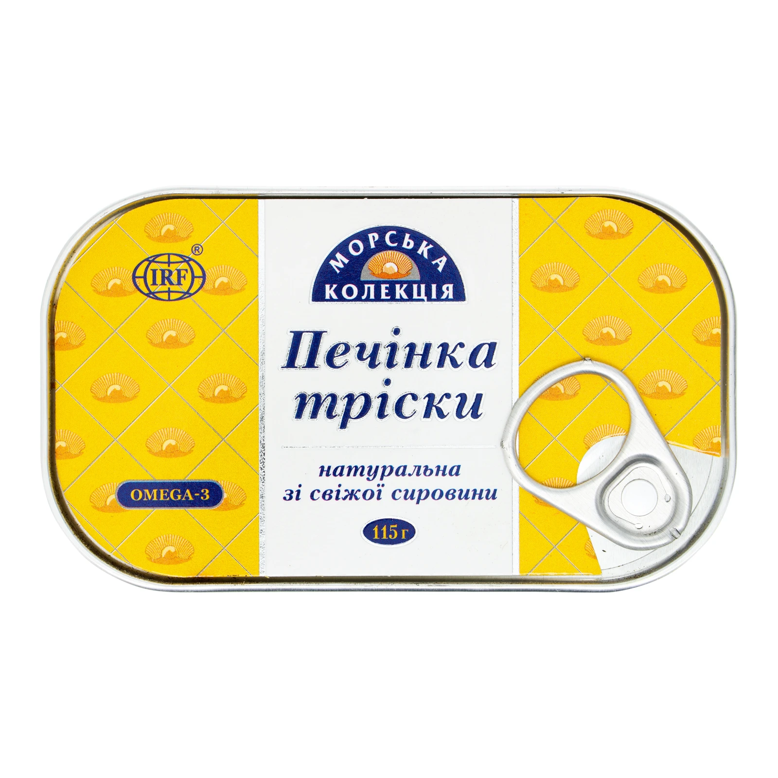 Печінка тріски Морська колекція натуральна 115г Фото №:1