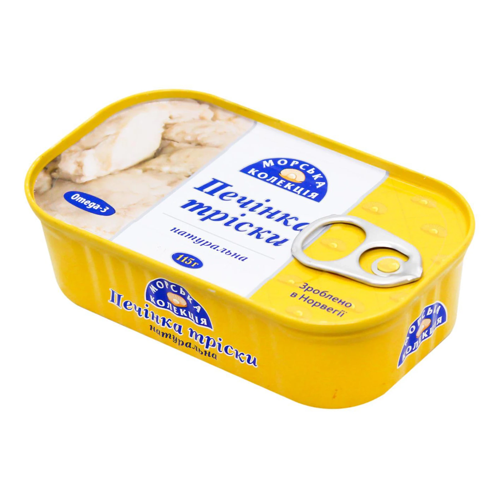 Печінка тріски Морська колекція натуральна 115г Фото №:3