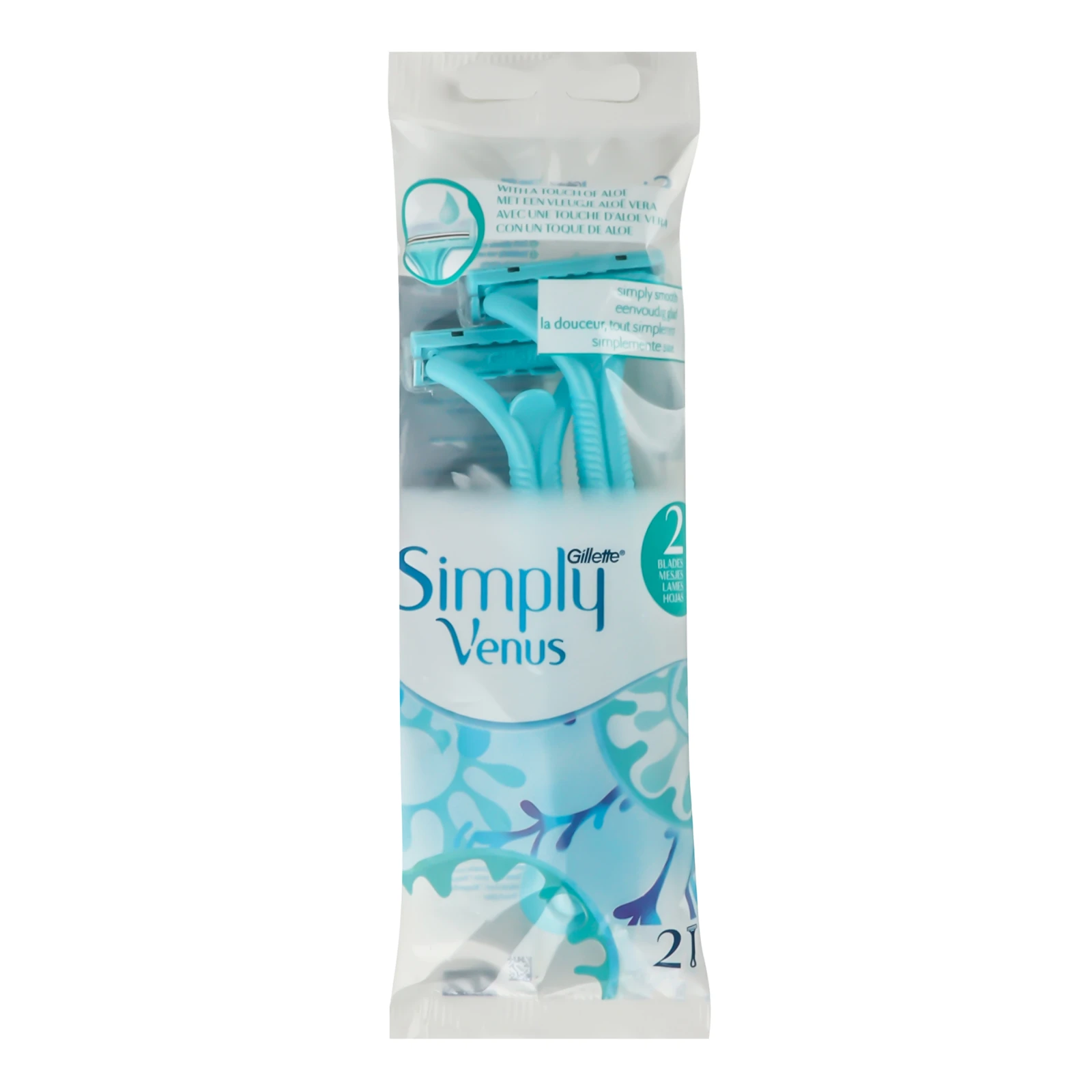 Станок для гоління одноразовий Gillette Venus 2 Simply 2шт/уп Фото №:1