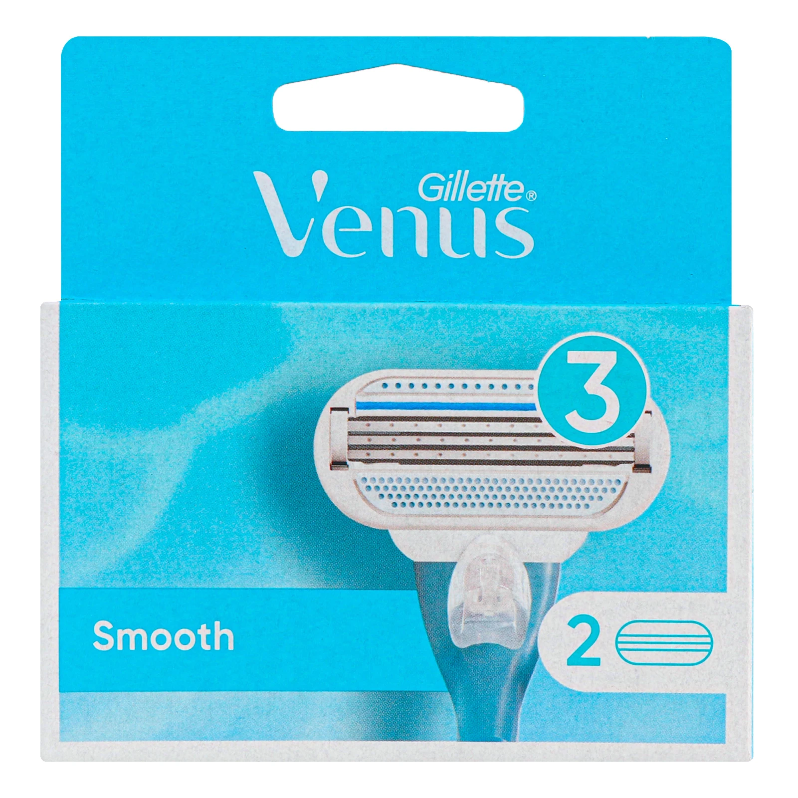 Касети змінні Gillette Venus Smooth для гоління 2шт/уп Фото №:1
