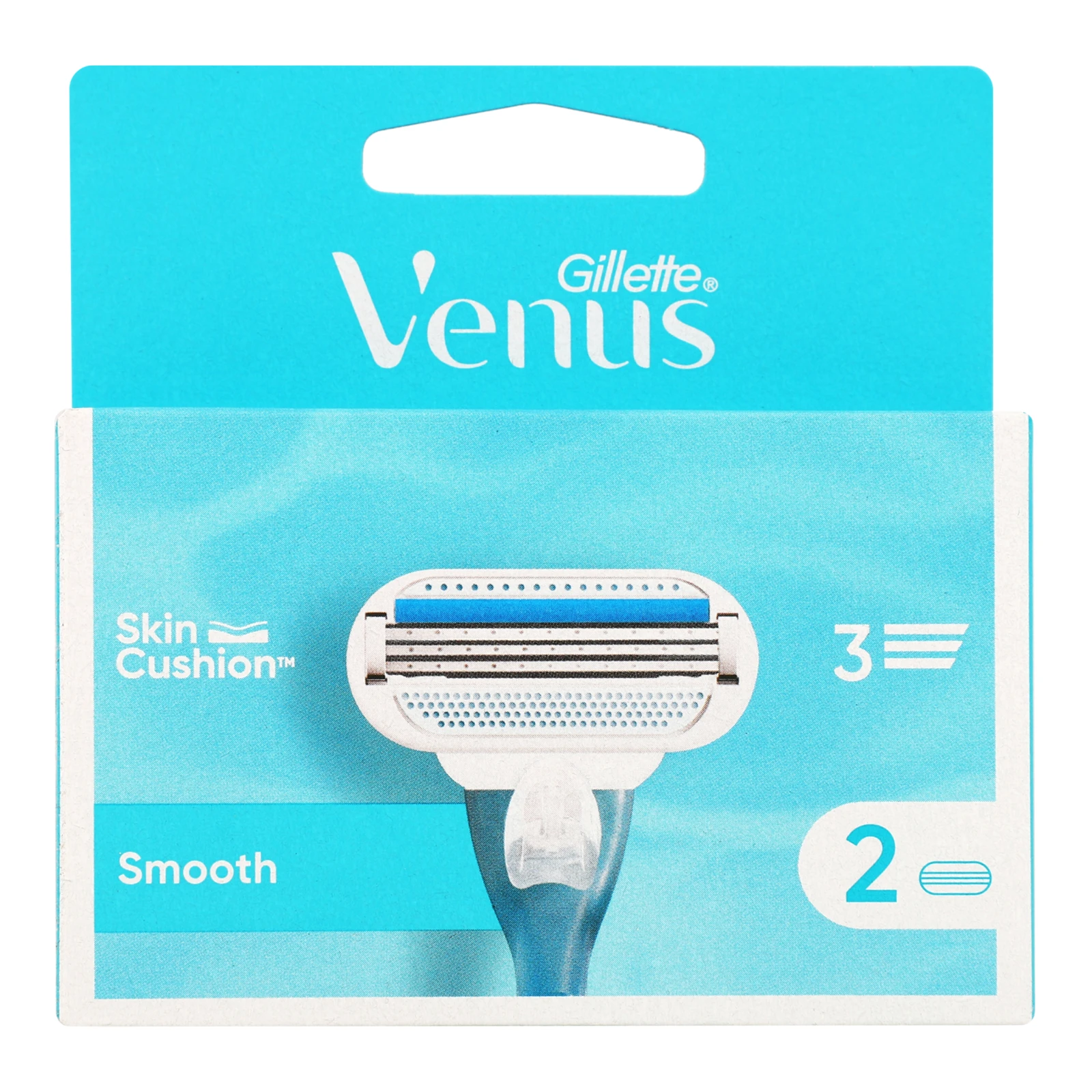 Касети змінні Gillette Venus Smooth для гоління 2шт/уп Фото №:1