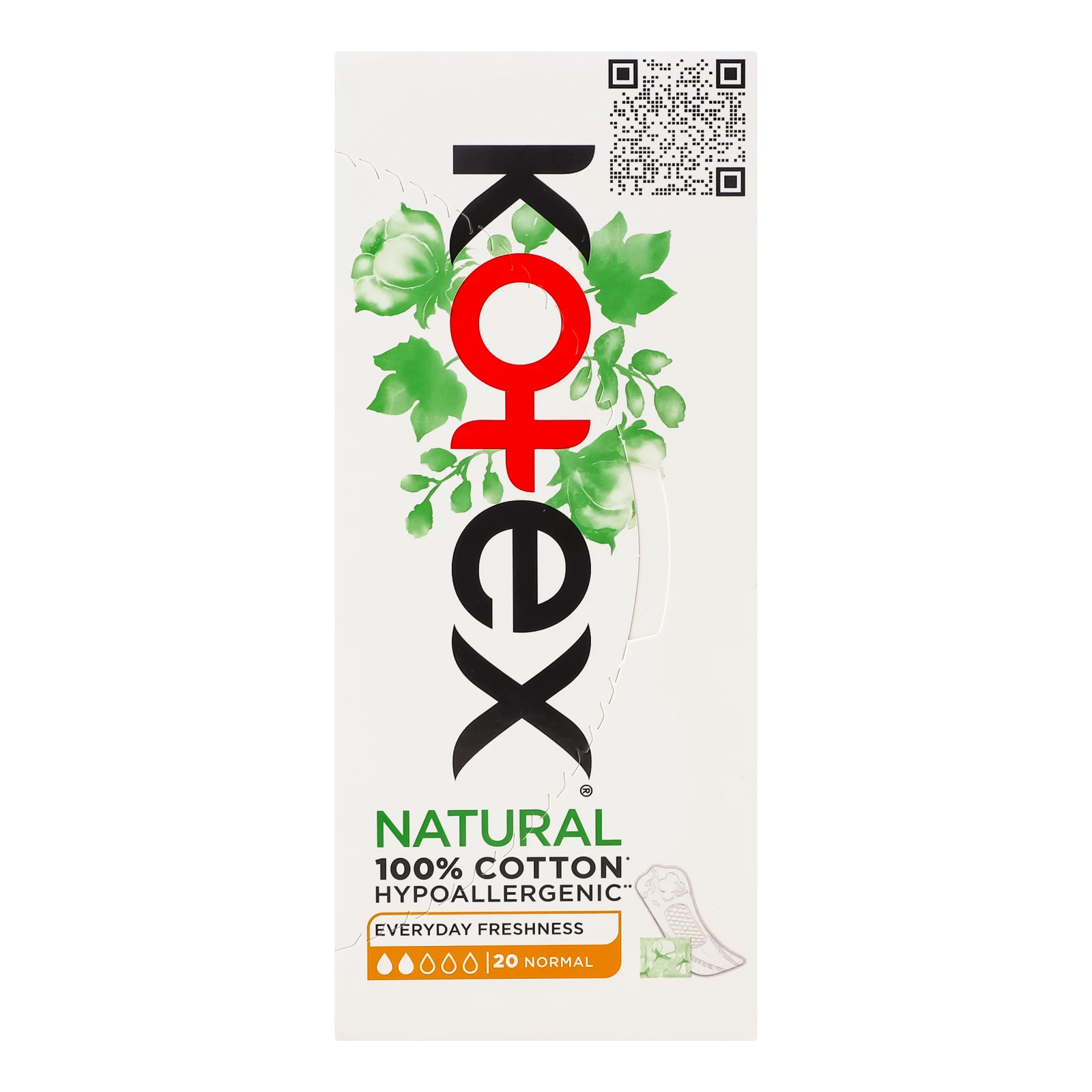 Прокладки щоденні Kotex Natural Normal жіночі гігієнічні 20шт/уп Фото №:2