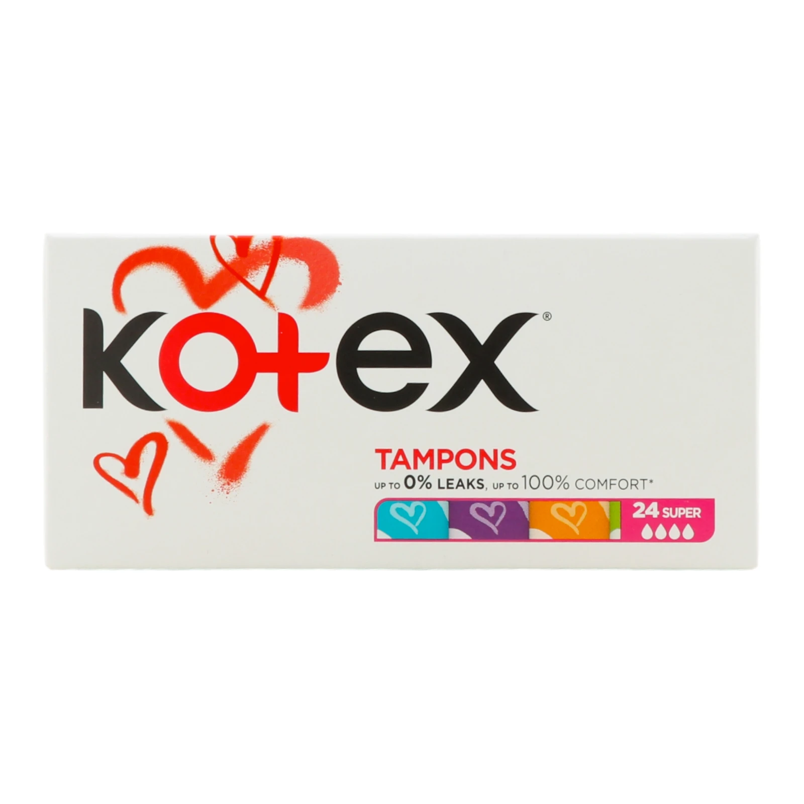 Тампони Kotex гігієнічні Super 24шт