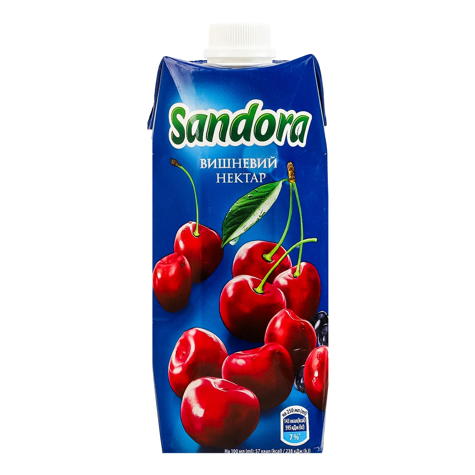 Нектар Sandora освітлений пастеризований вишневий 500мл Фото №:1