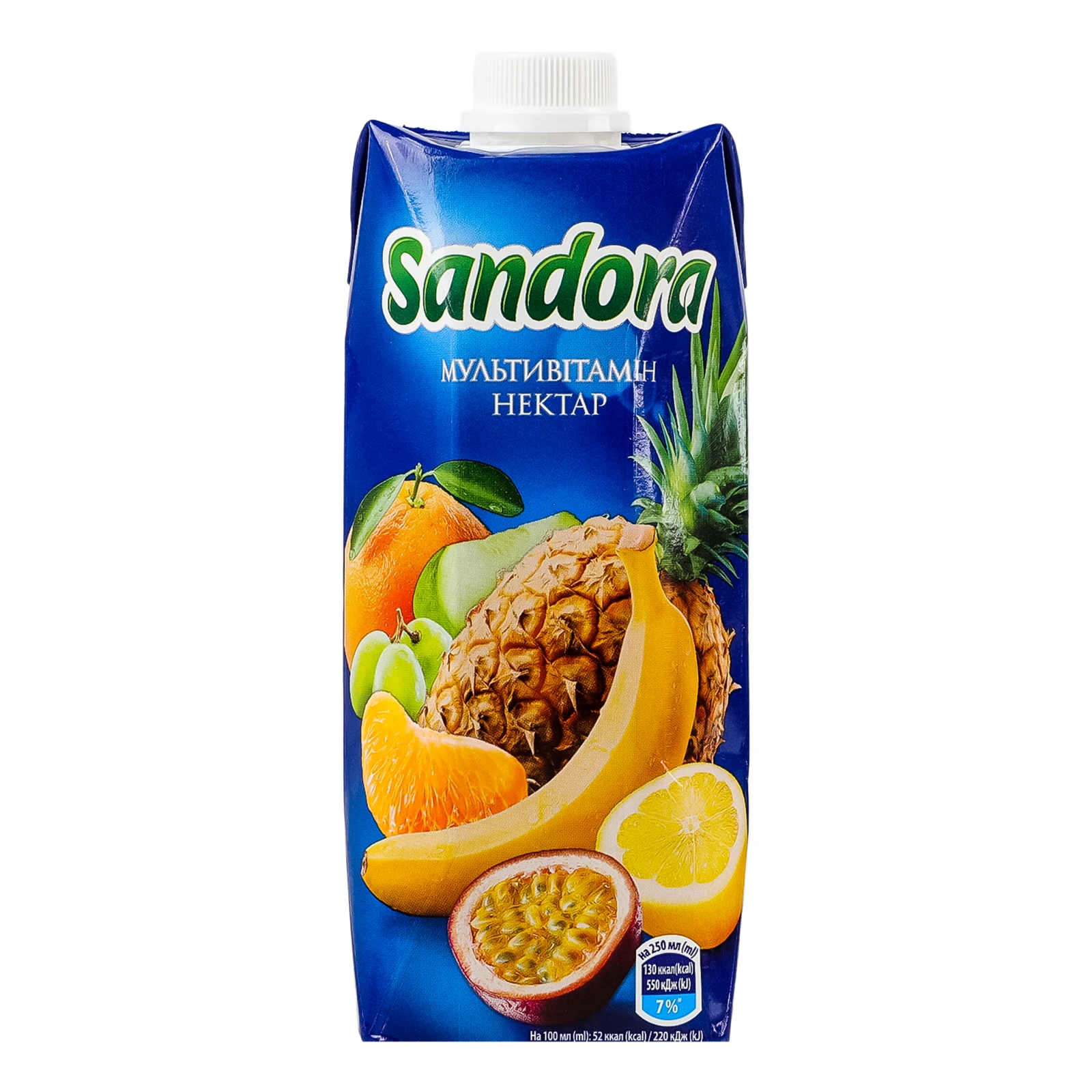 Нектар Sandora неосвітлений пастеризований Мультивітамін 500мл Фото №:1